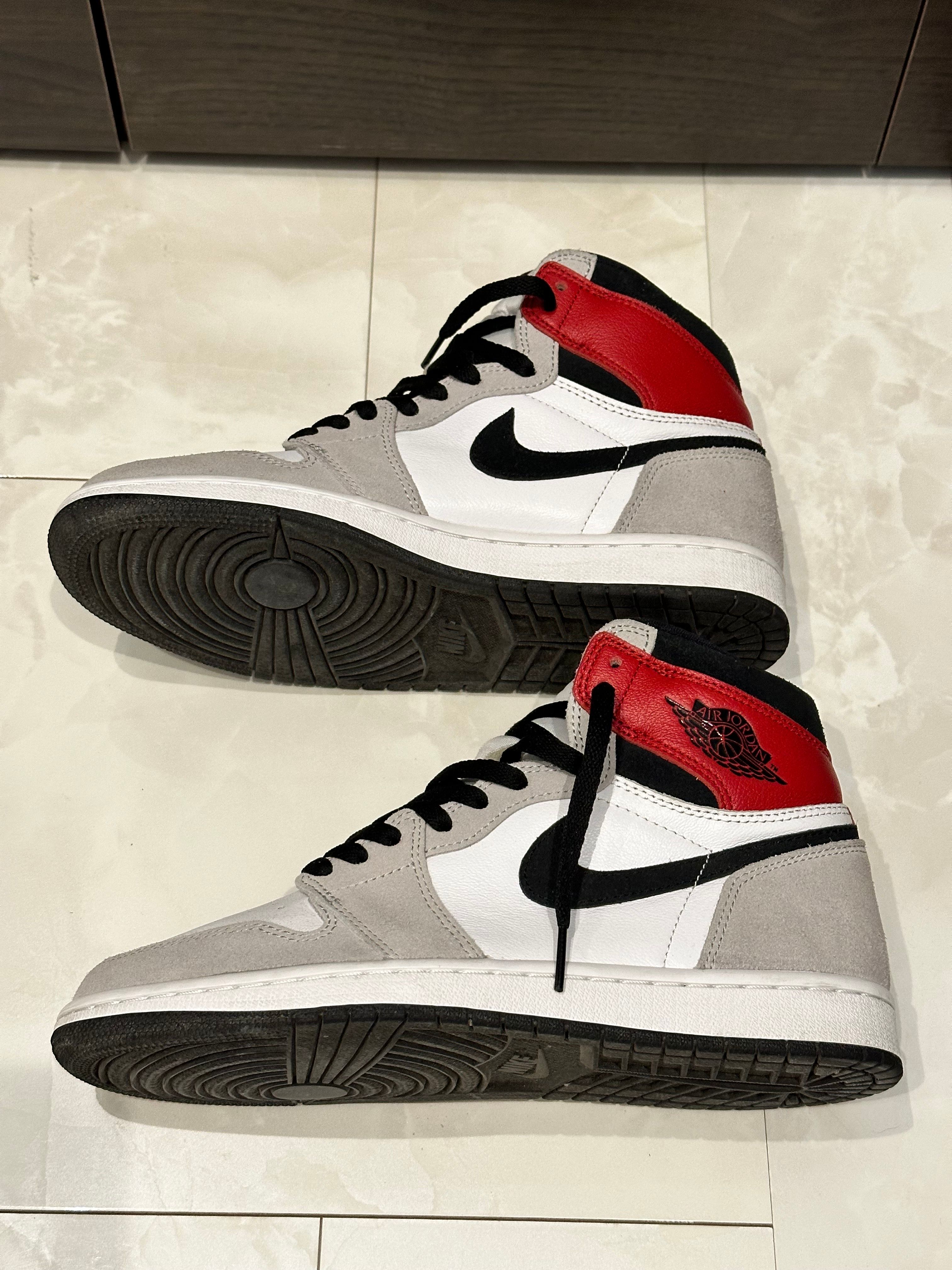 Nike Air Jordan 1 High OG "White/Black/Light Smoke Grey"
