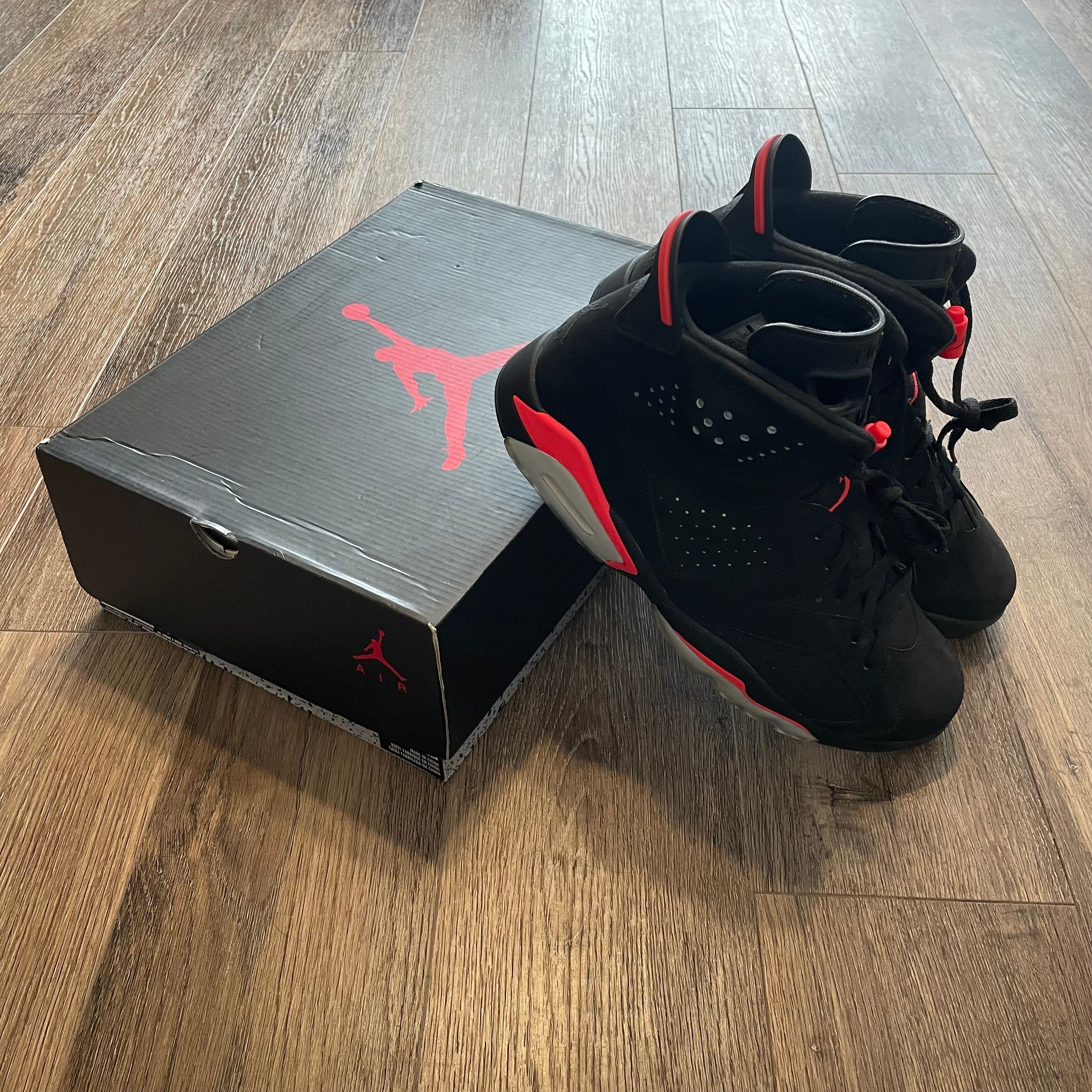 NIKE AIR JORDAN 6 RETRO "INFRARED BLACK" (2014)