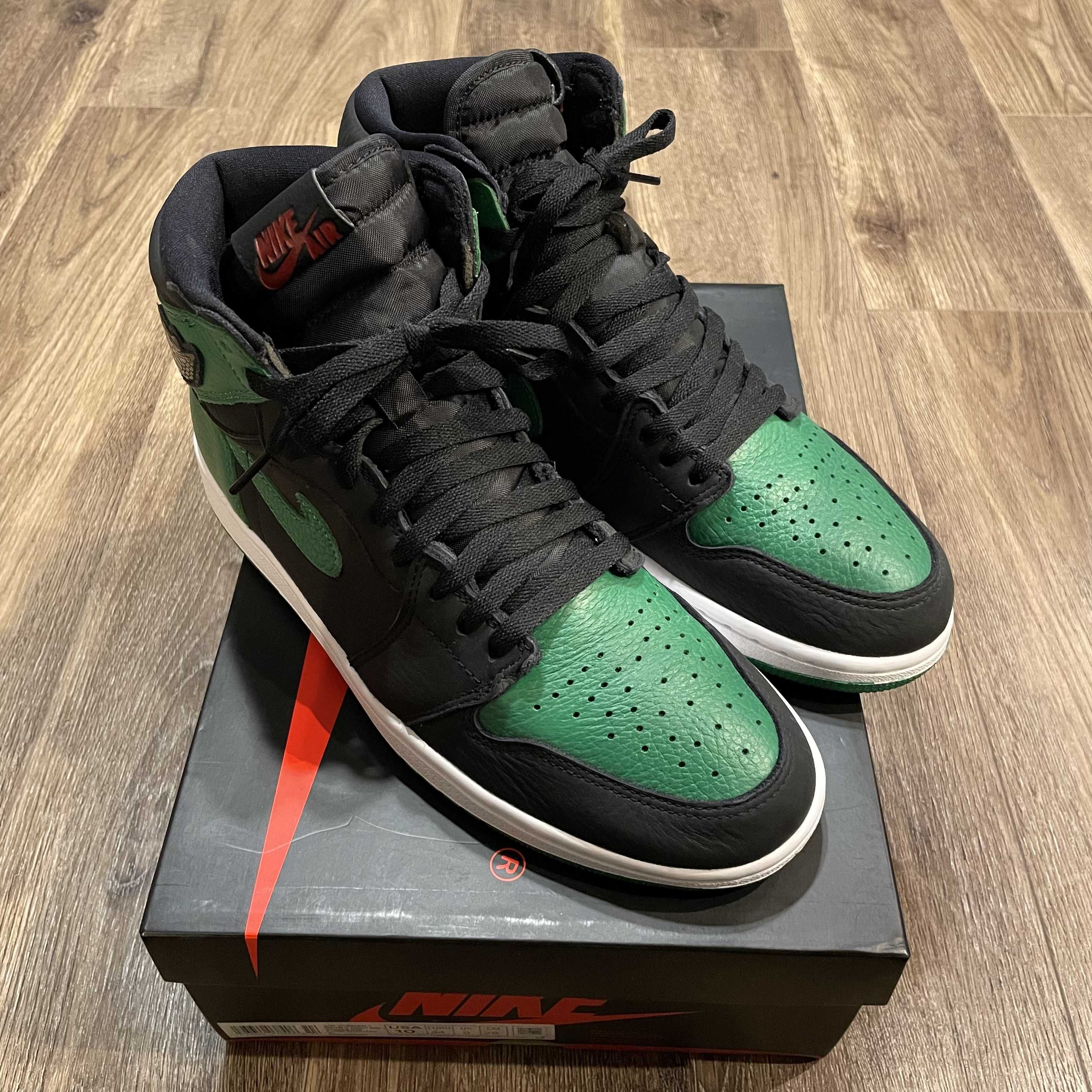 Nike Air Jordan 1 Retro High OG "Black/Pine Green" (2020)