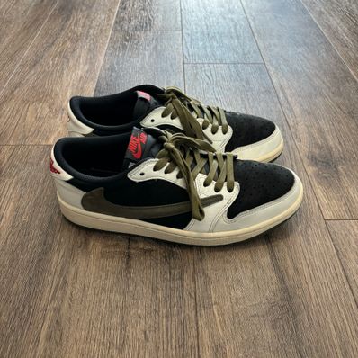 Travis Scott × Nike Women's Air Jordan 1 Low OG "Medium Olive"