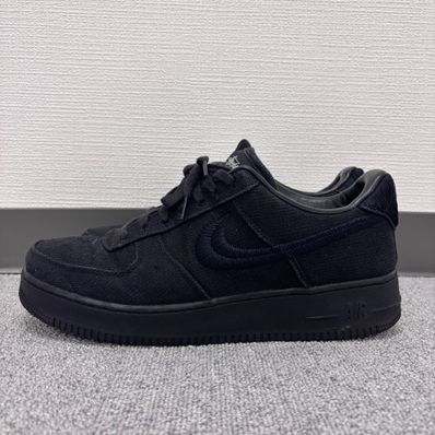 Stussy × Nike Air Force 1 Low "Triple Black"