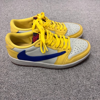 Travis Scott × Nike Women's Air Jordan 1 Retro Low OG "Canary"