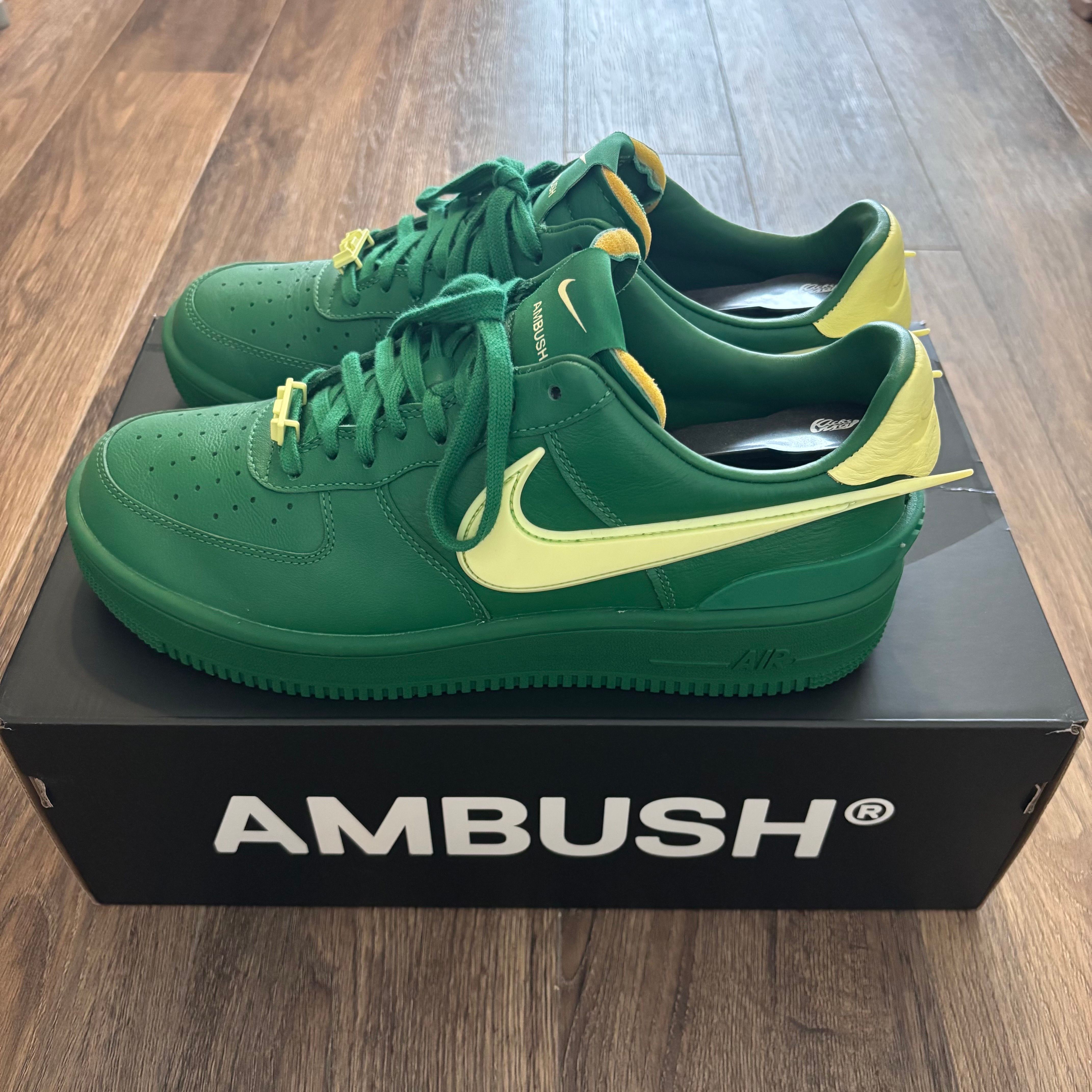 AMBUSH × Nike Air Force 1 Low "Pine Green and Citron"