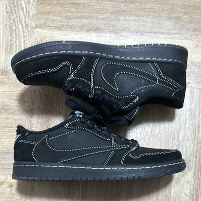 Travis Scott × Nike Air Jordan 1 Low OG SP "Black Phantom"