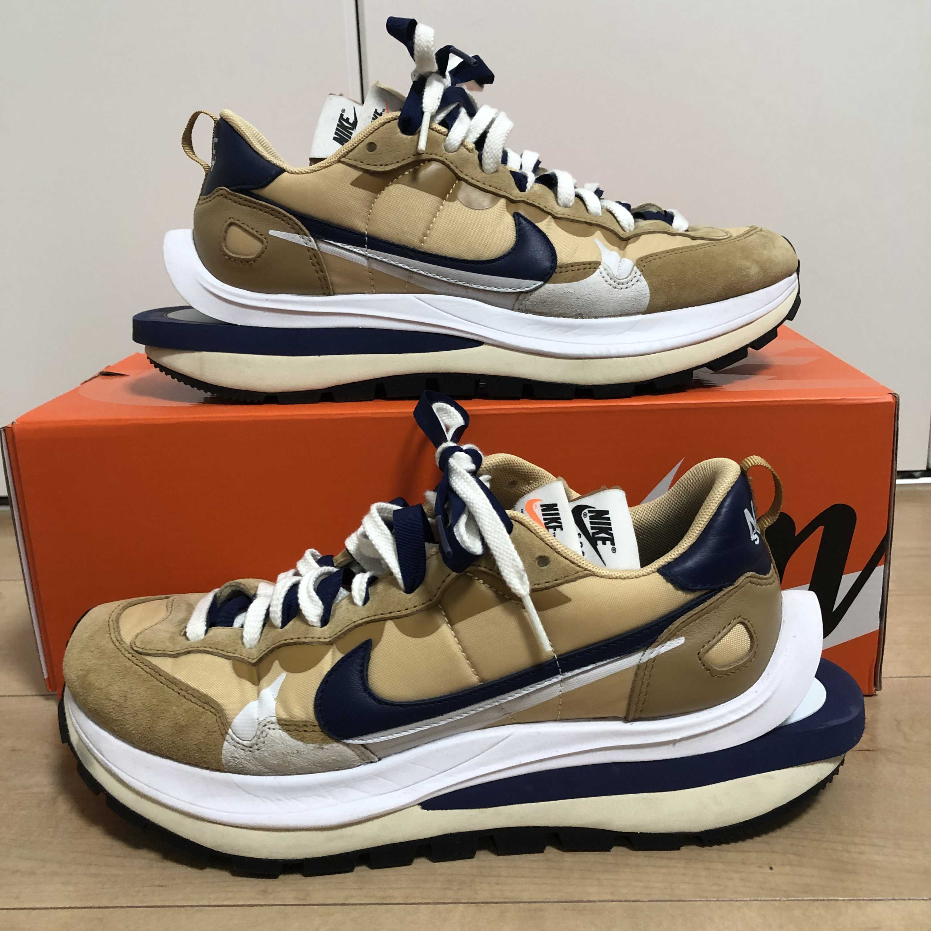 Sacai × Nike Vapor Waffle "Sesame And Blue Void"