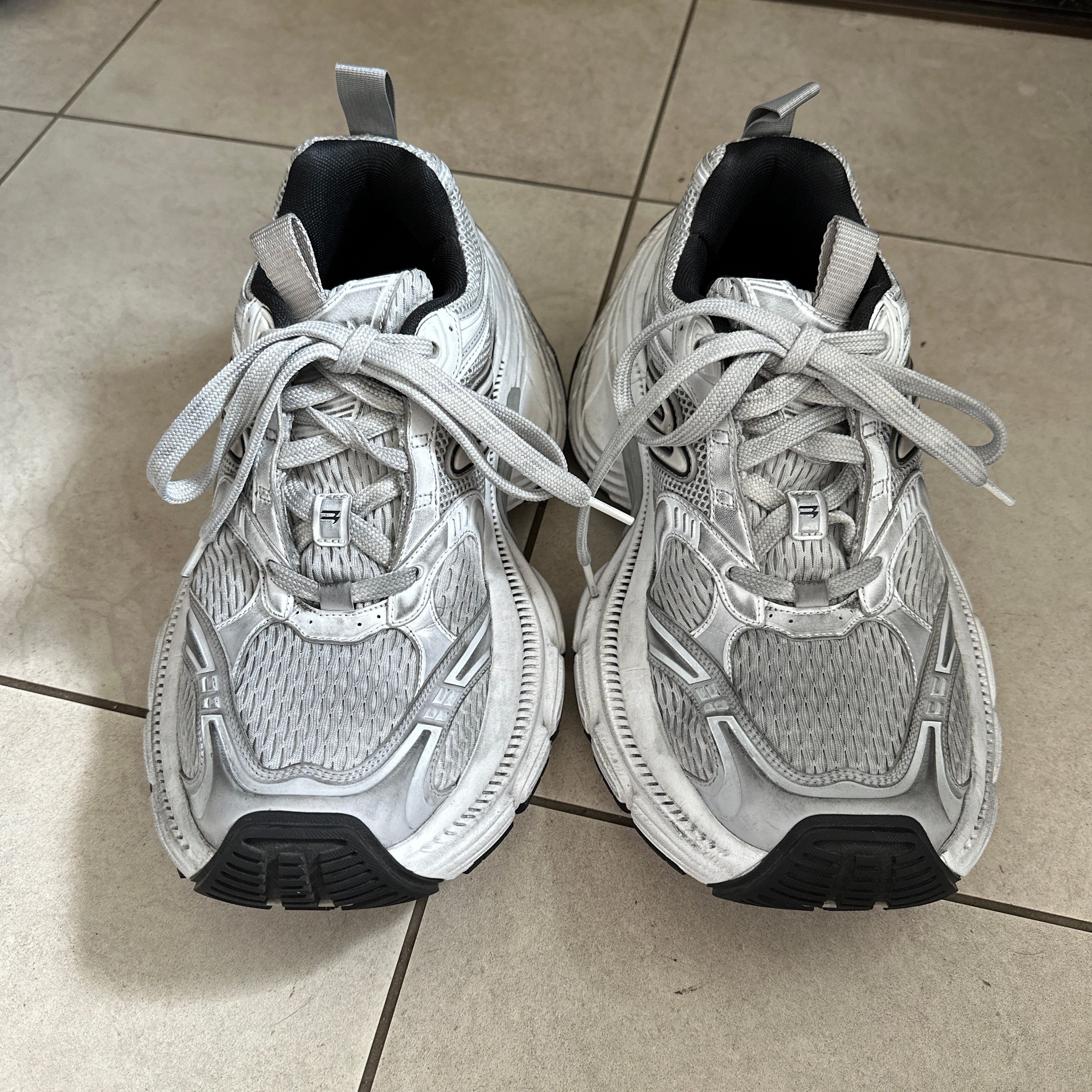 【BALENCIAGA】10XL スニーカー ホワイト/ブラック/グレー 24AW new/BALENCIAGA 10XLスニーカー Sneakers Gray (BALENCIAGA