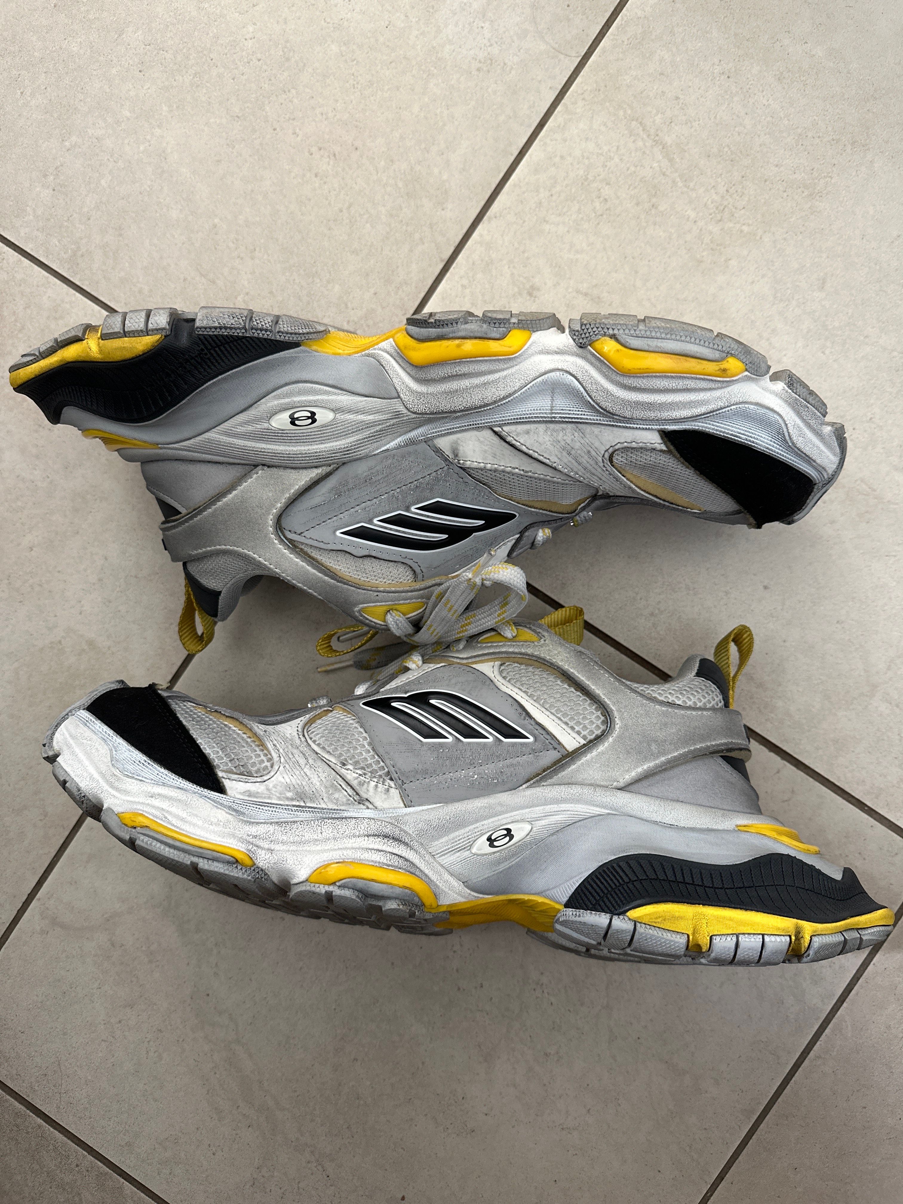 BALENCIAGA Cargo Sneaker Exclusive Release "Gray/Black/Yellow"