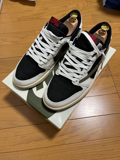 Travis Scott × Nike Women's Air Jordan 1 Low OG "Medium Olive"