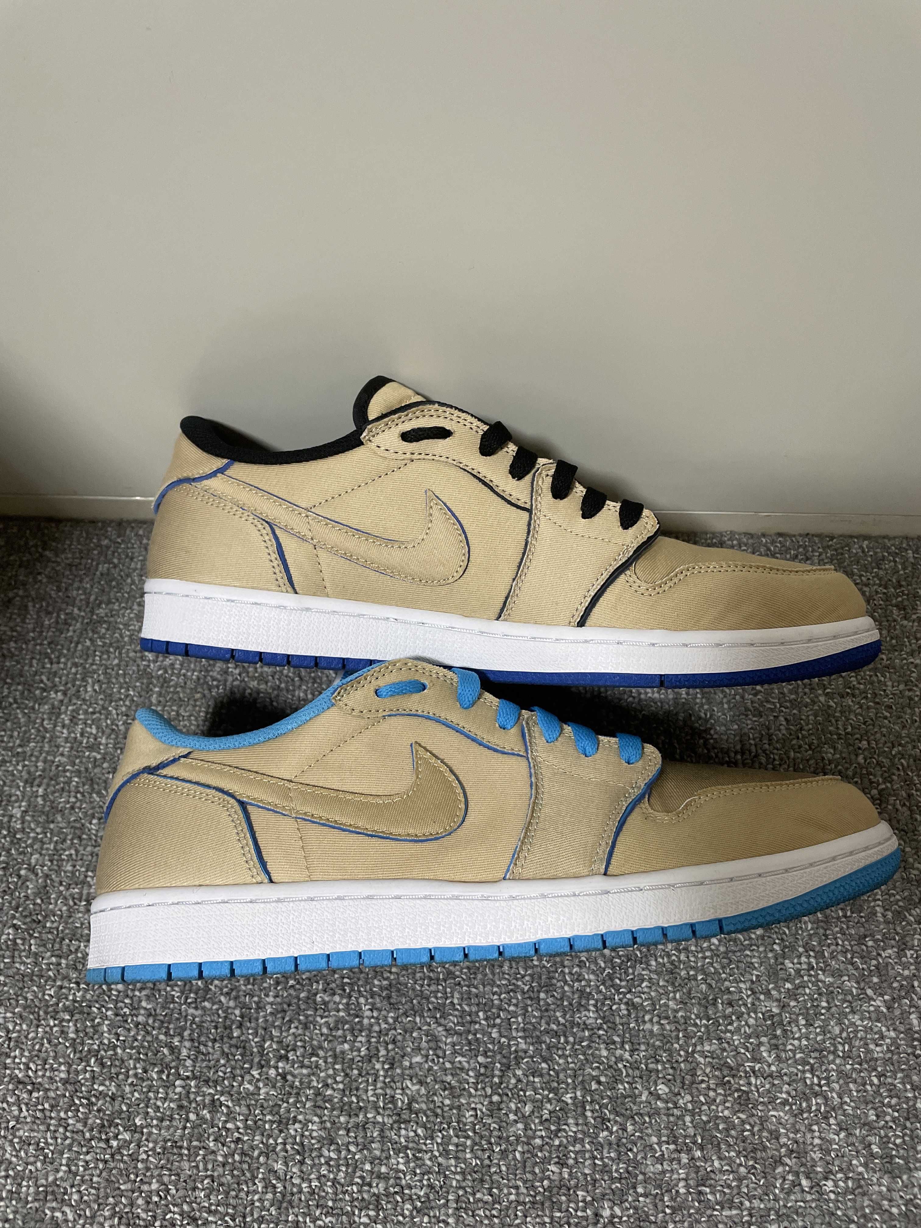 Nike SB Air Jordan 1 Low "Desert Ore/Royal Blue" 