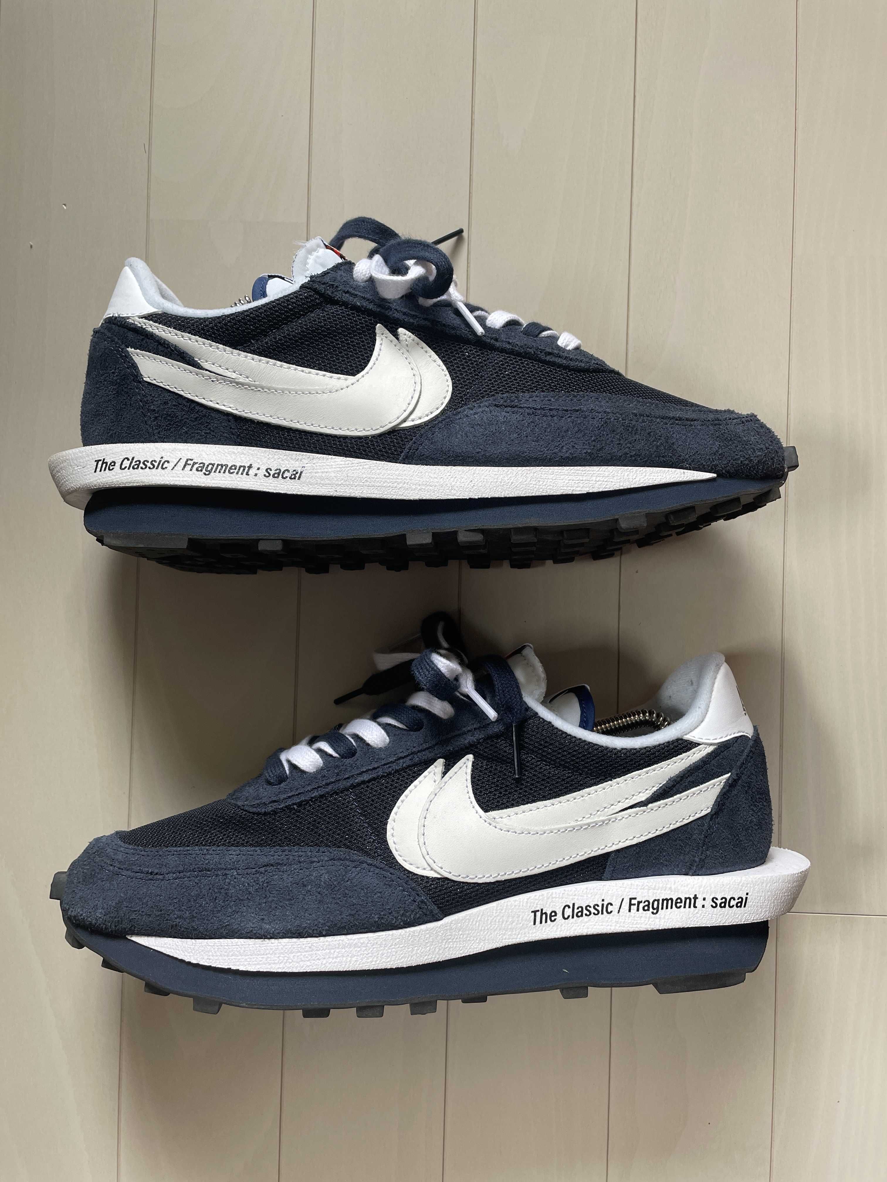 Fragment × sacai × Nike LD Waffle "Blackended Blue"