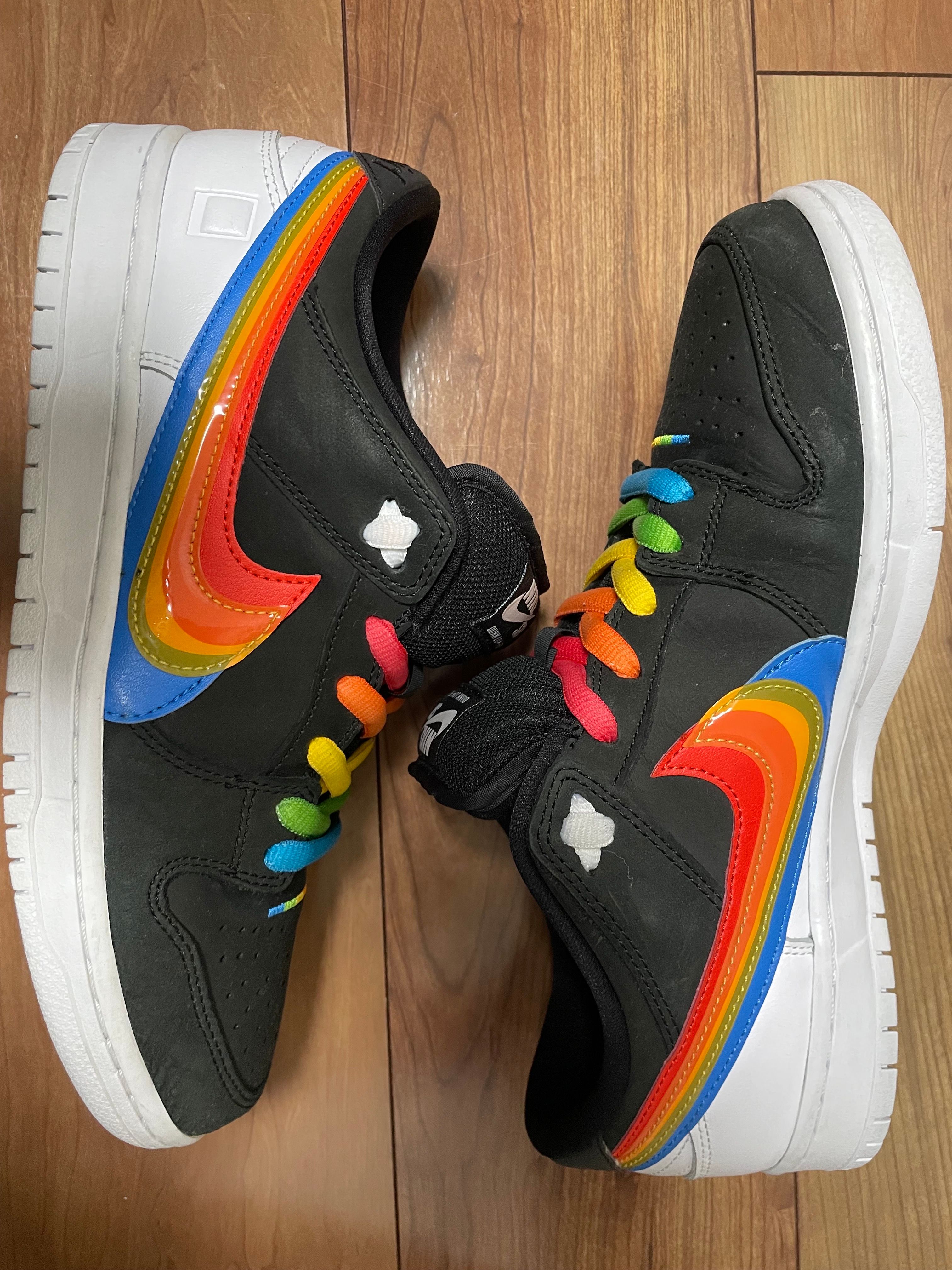 Polaroid × Nike SB Dunk Low Pro QS "Black/White"