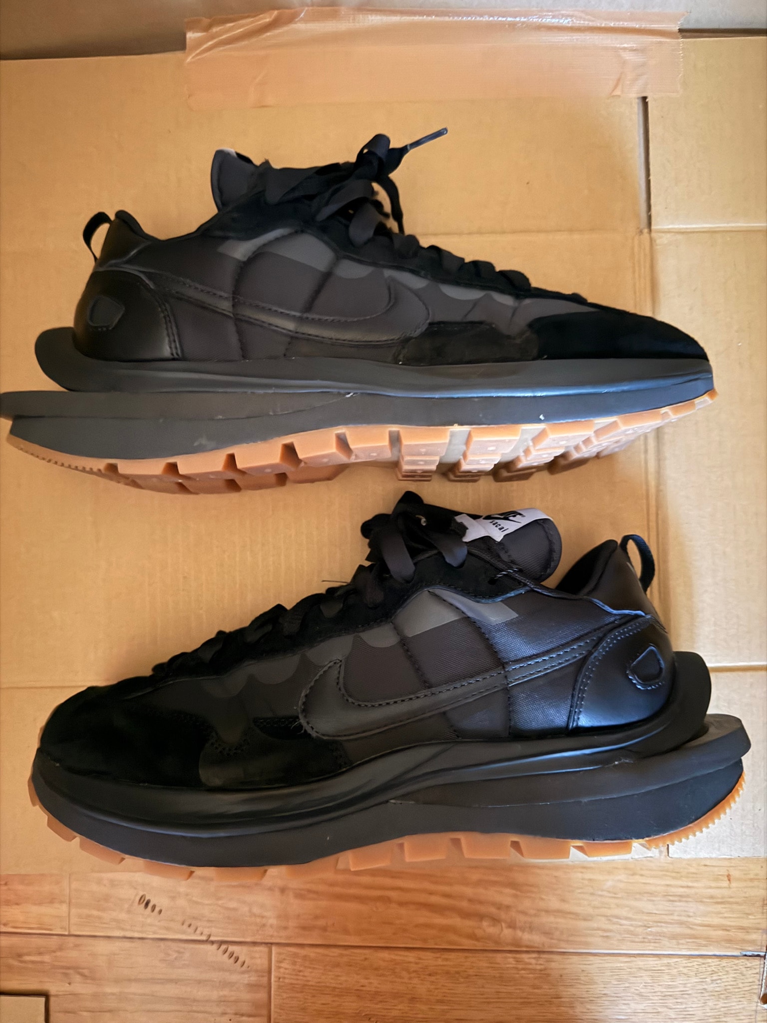 sacai × Nike Vapor Waffle "Black Gum"