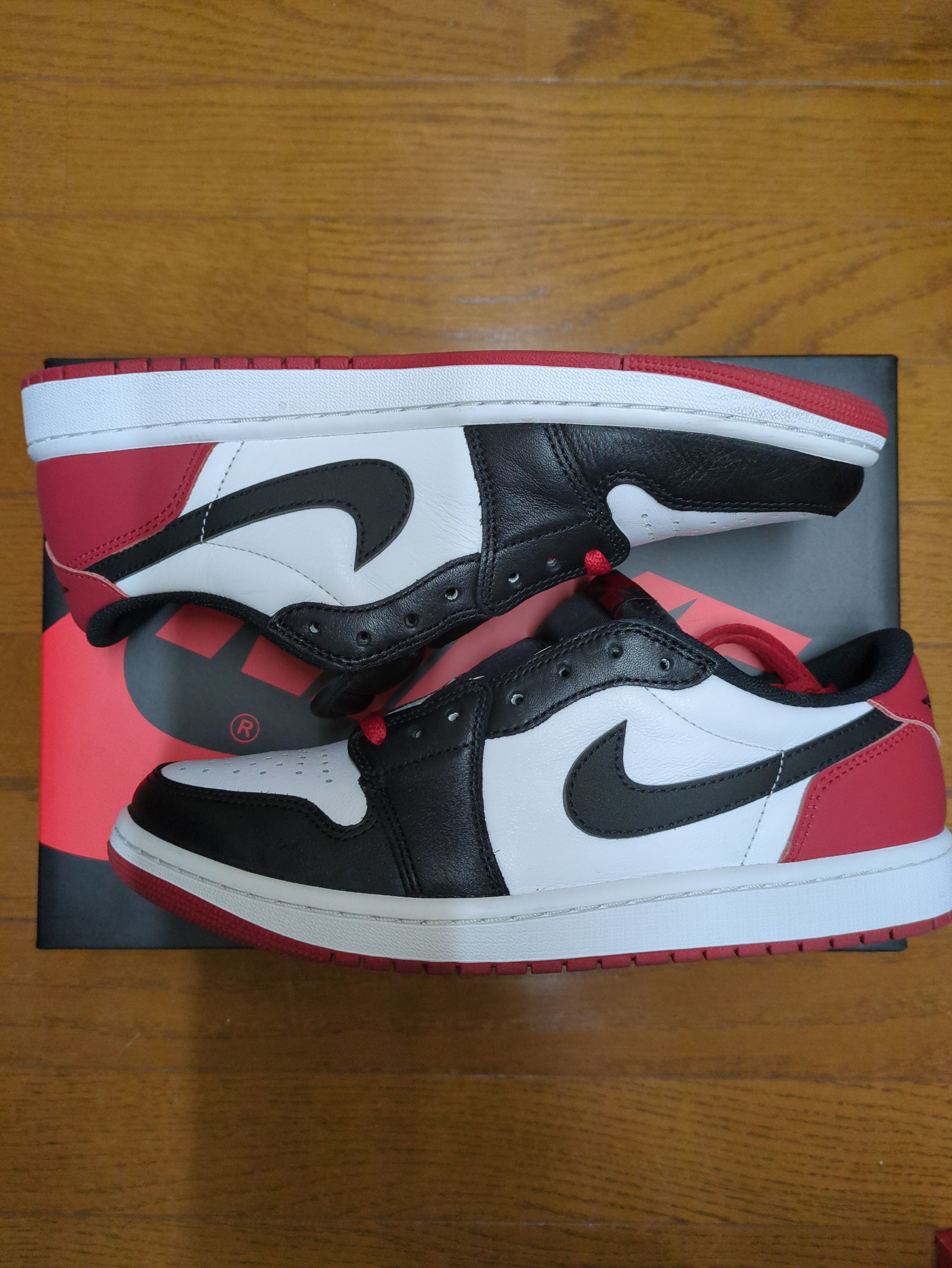 Nike Air Jordan 1 Retro Low OG "Black Toe"