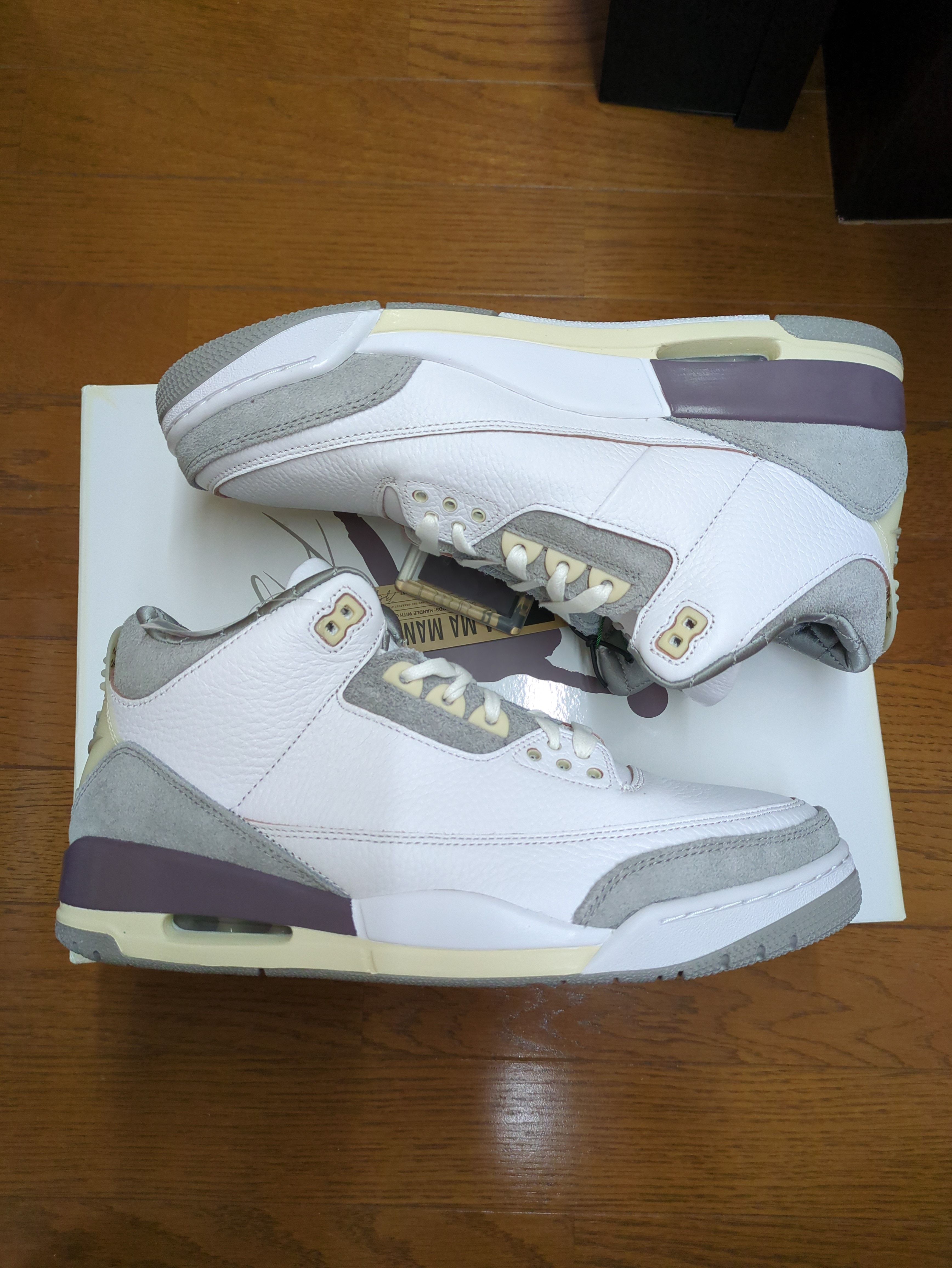 A Ma Maniere × Nike Women's Air Jordan 3 Retro SP "White/Medium Grey Violet Ore"