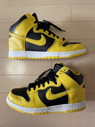 Nike Dunk High "Black/Varsity Maize"