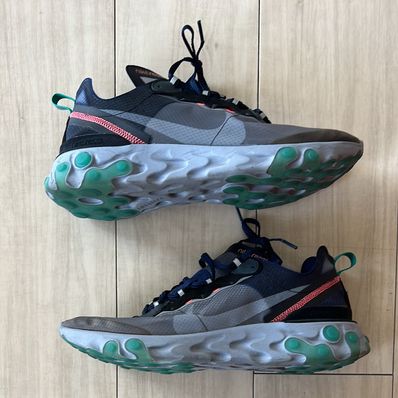 Nike React Element 87 "Black Navy Neptune Green"