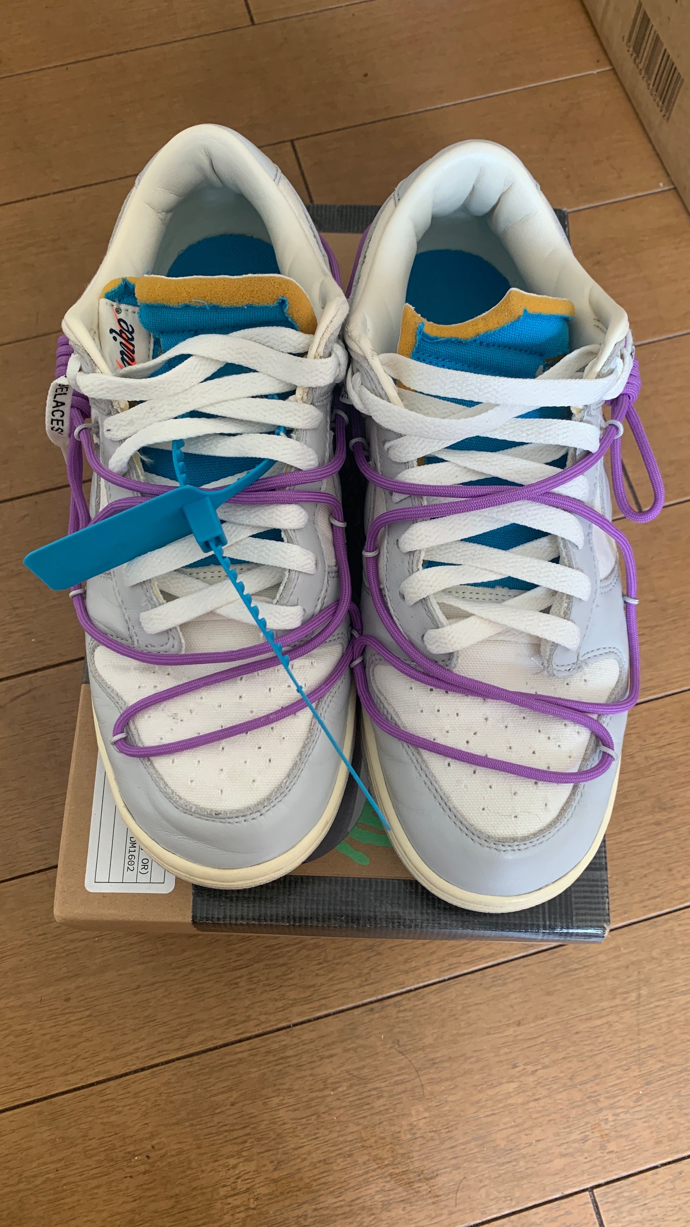 Off-White × Nike Dunk Low "Sail/Neutral Gray"