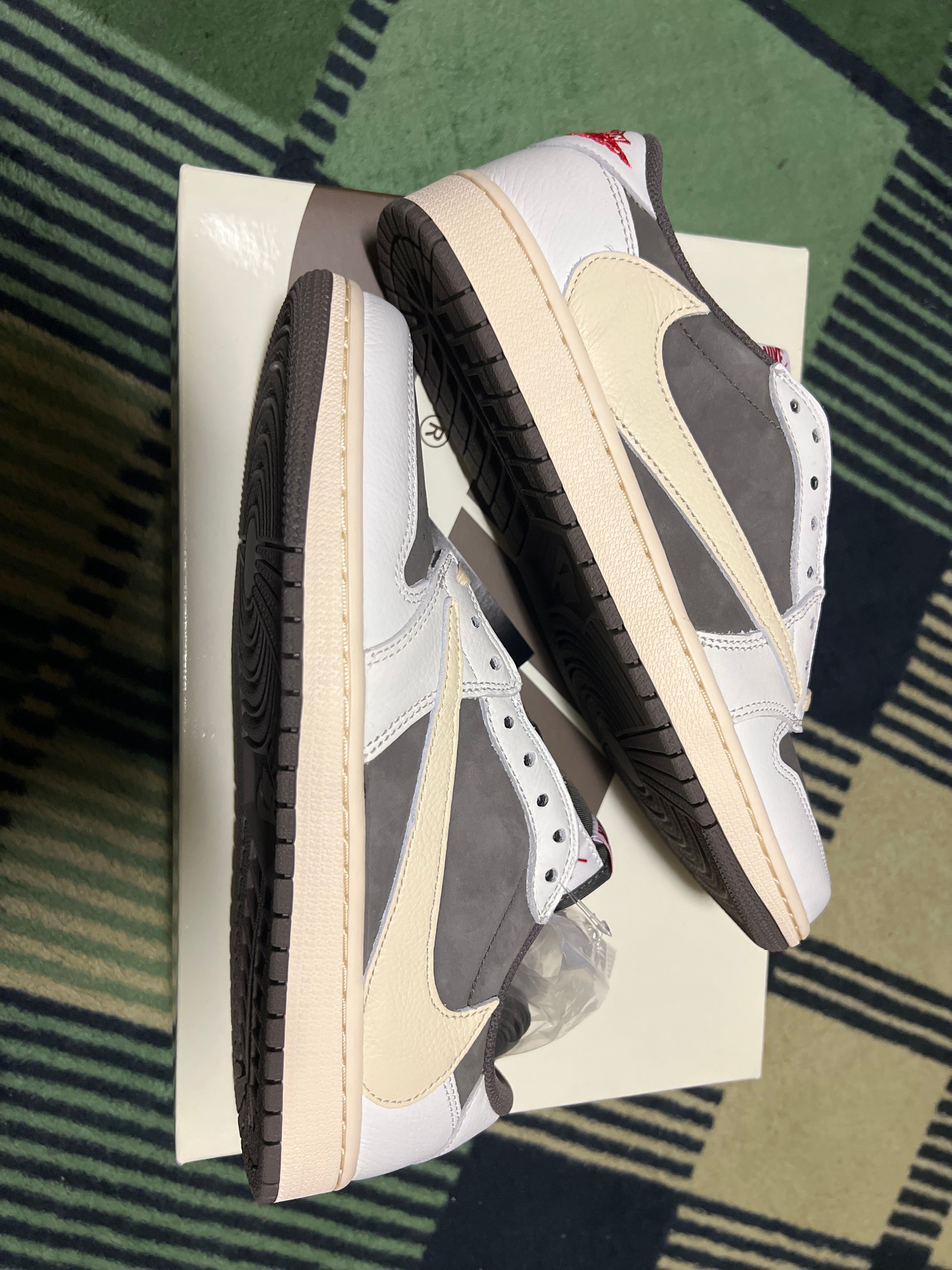 Travis Scott × Nike Air Jordan 1 Low OG SP "Reverse Mocha/Sail and Ridgerock"