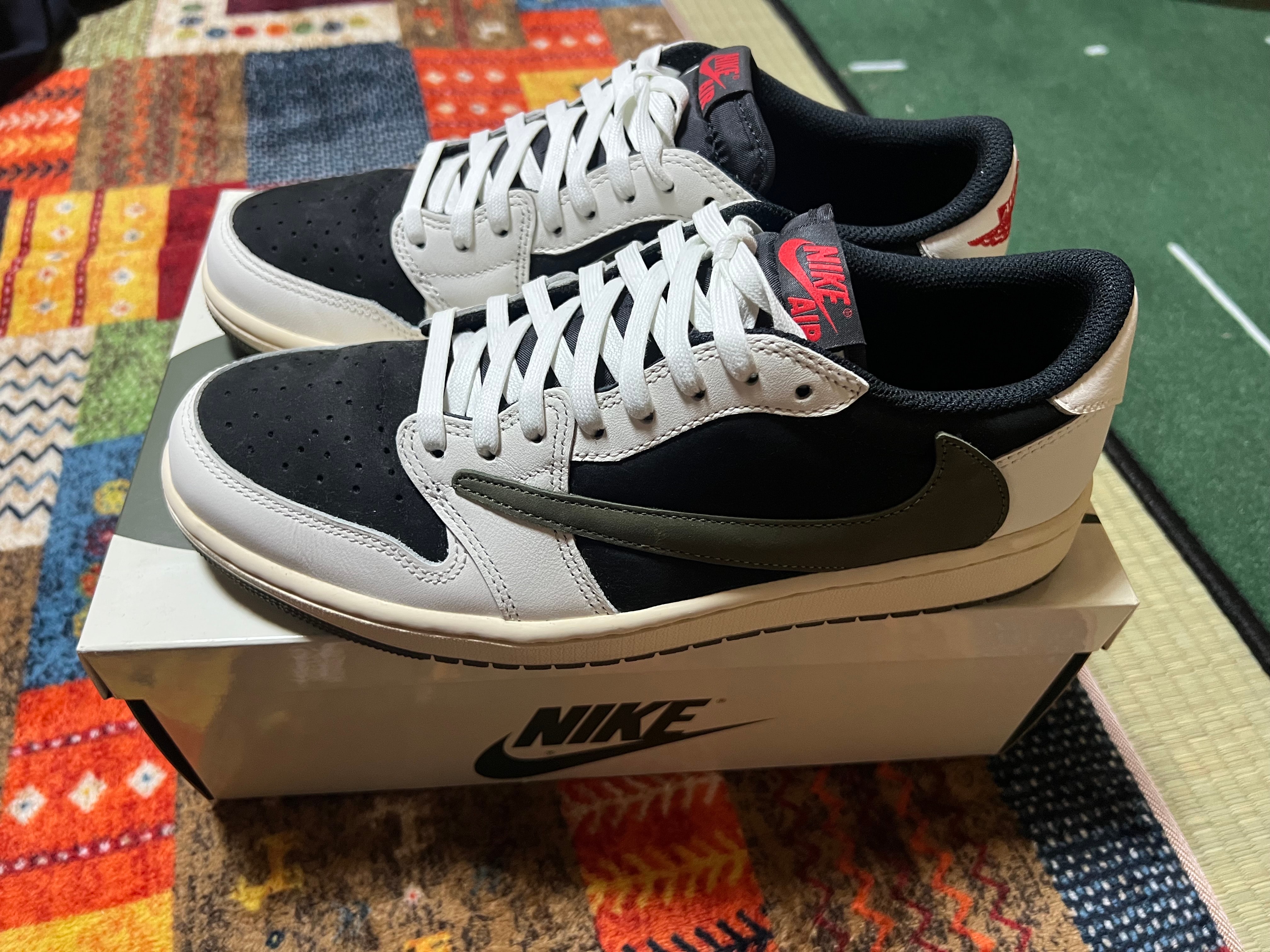 Travis Scott × Nike Women's Air Jordan 1 Low OG "Medium Olive"