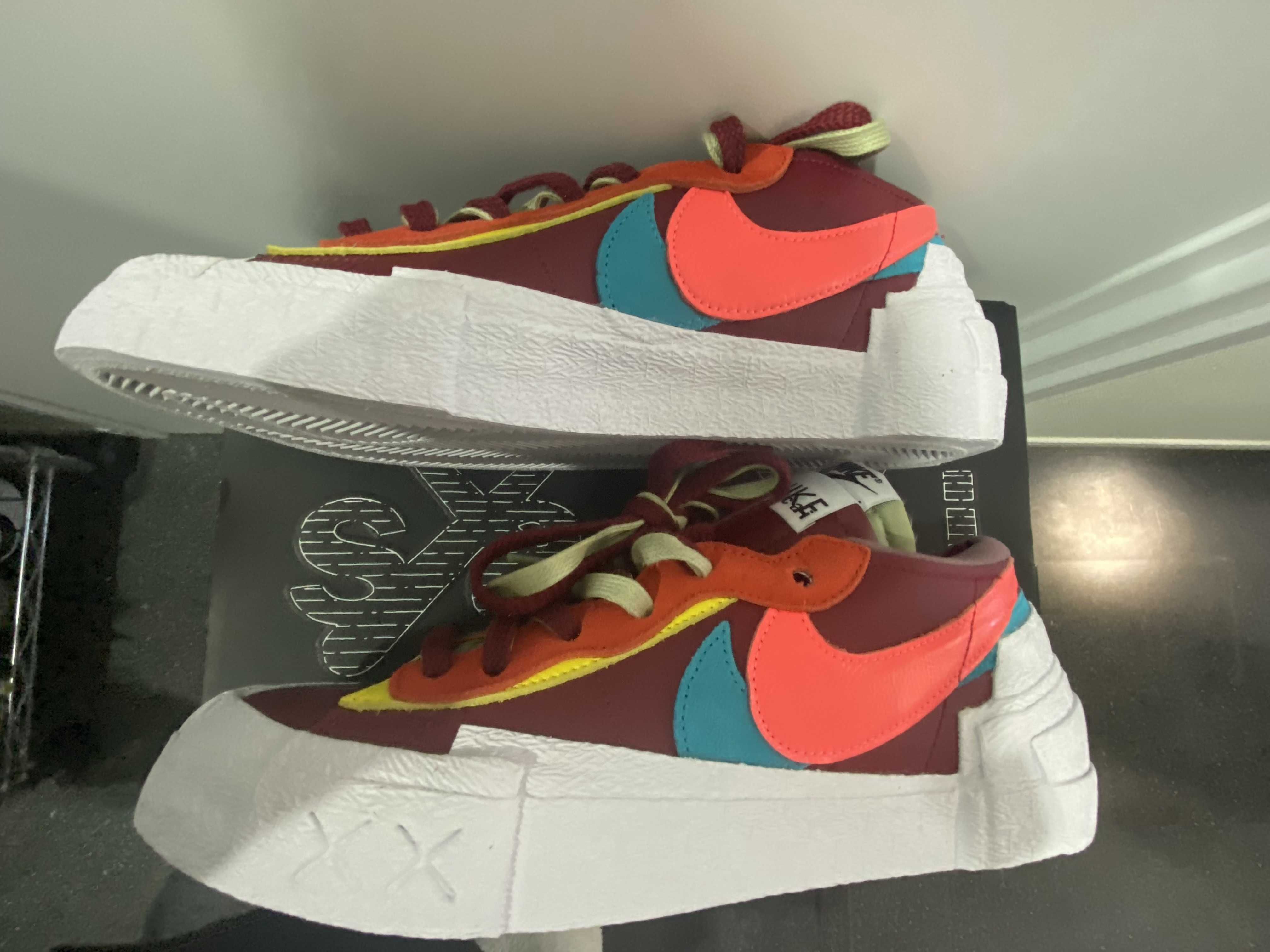 KAWS × sacai × Nike Blazer Low "Team Red"