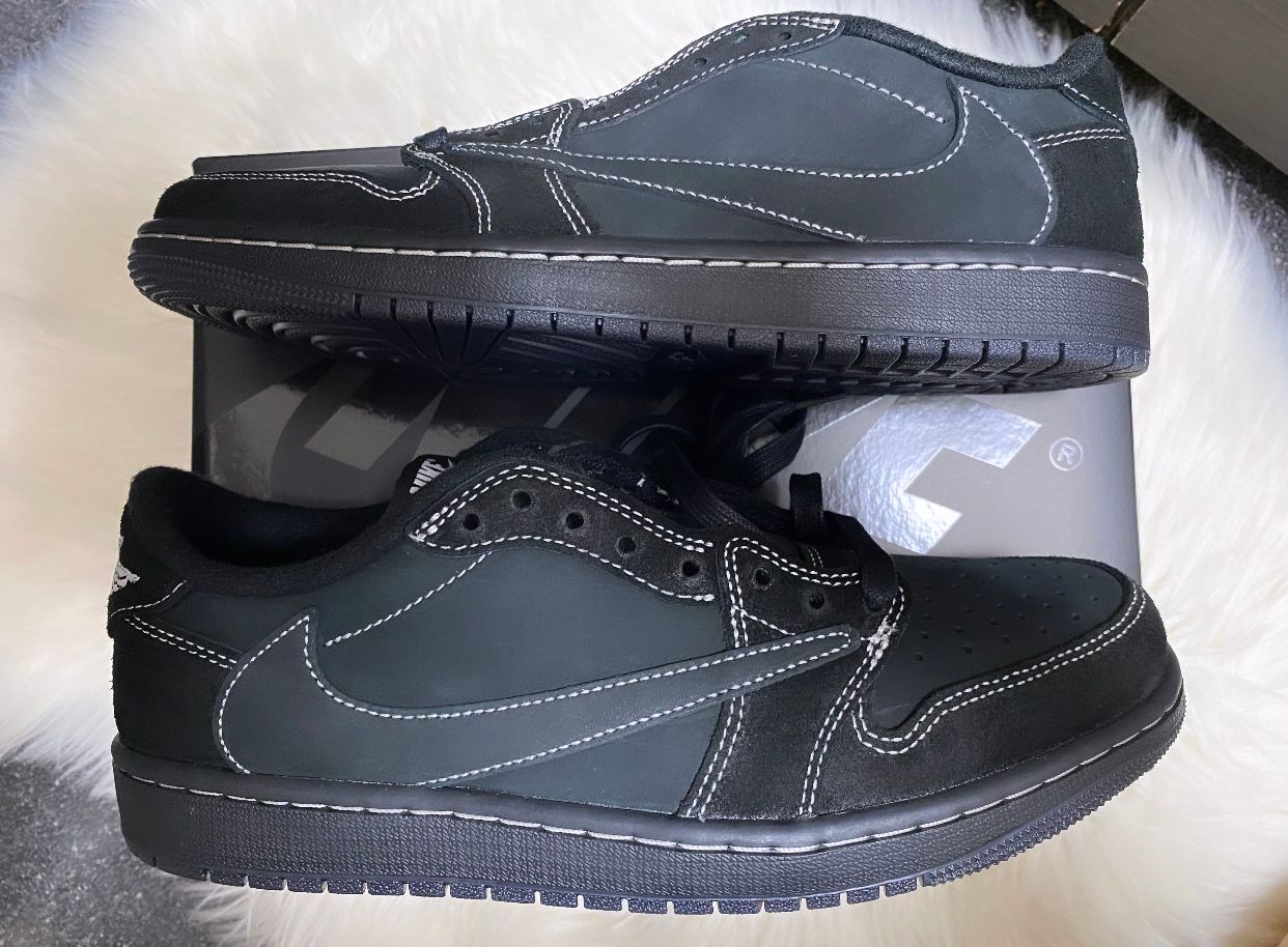 Travis Scott × Nike Air Jordan 1 Low OG SP "Black Phantom"