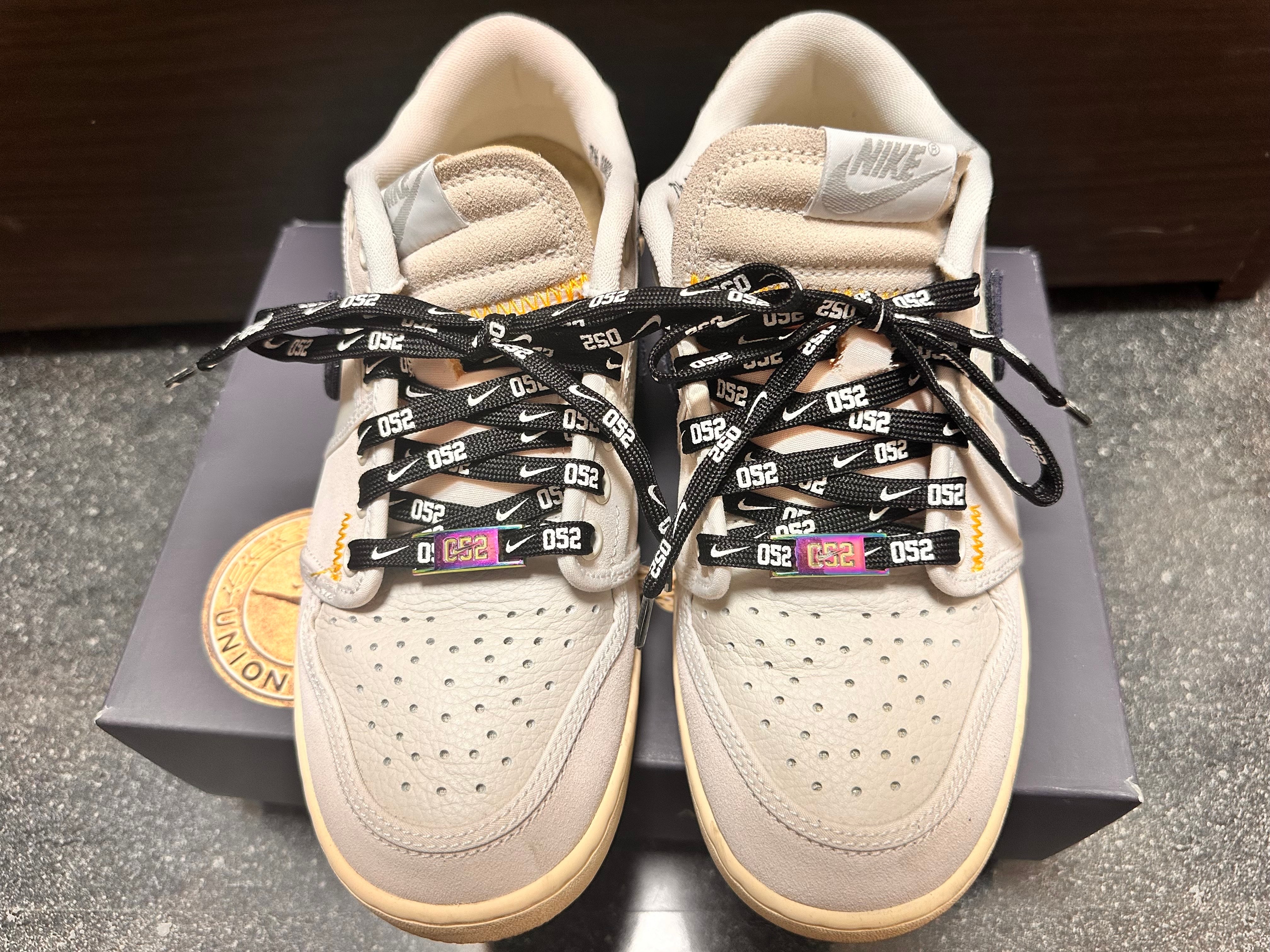 UNION × Nike Air Jordan 1 Low KO "Sail Leather"