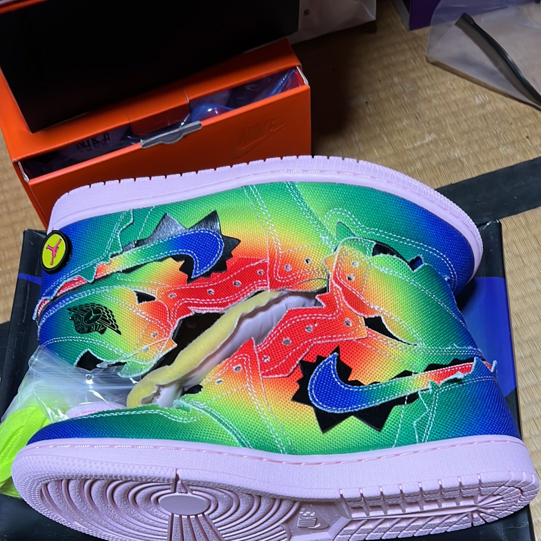 J Balvin × Nike Air Jordan 1 High OG "Rainbow"