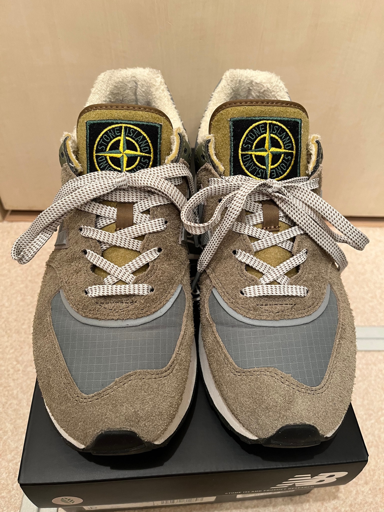 Stone Island × New Balance 574 Legacy "Green"