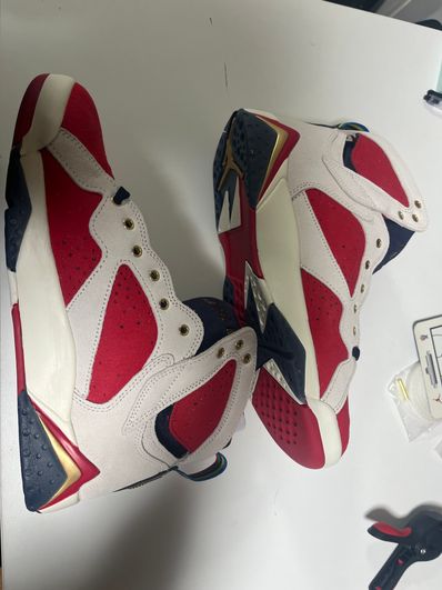 Trophy Room × Nike Air Jordan 7 "True Red and Obsidian"