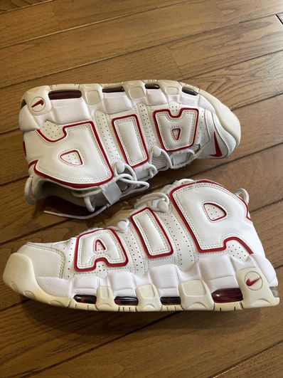 NIKE AIR MORE UPTEMPO "WHITE/VARSITY RED" (2021)