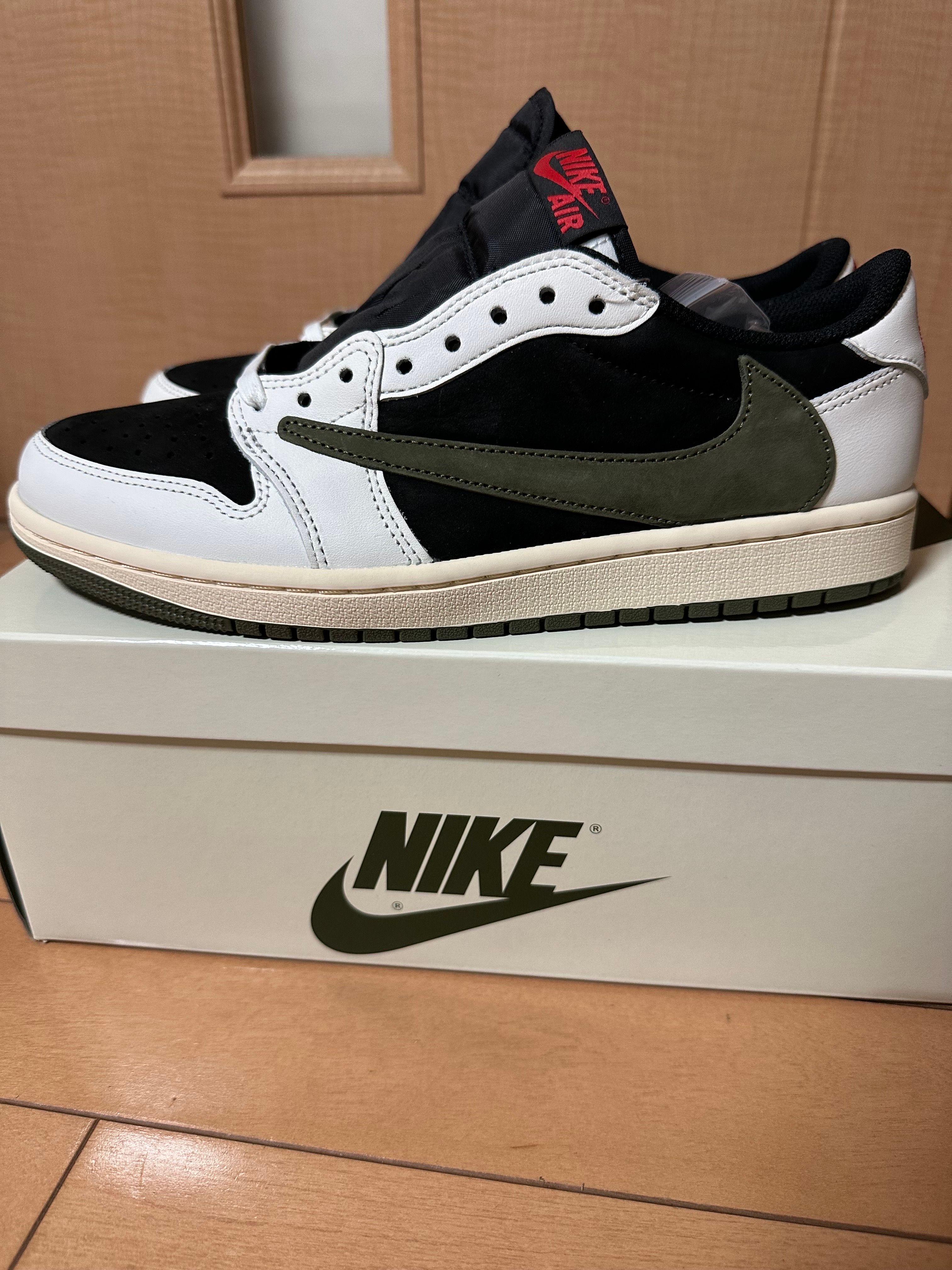 Travis Scott × Nike Women's Air Jordan 1 Low OG "Medium Olive"