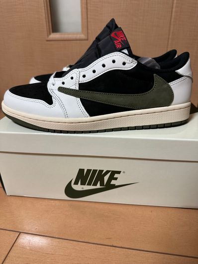 Travis Scott × Nike Women's Air Jordan 1 Low OG "Medium Olive"