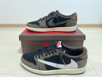 Travis Scott × Nike Air Jordan 1 Low OG SP-T "Black/Dark Mocha"