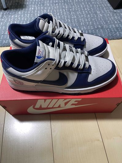 NBA × Nike Dunk Low EMB 75th Anniversary "Nets"