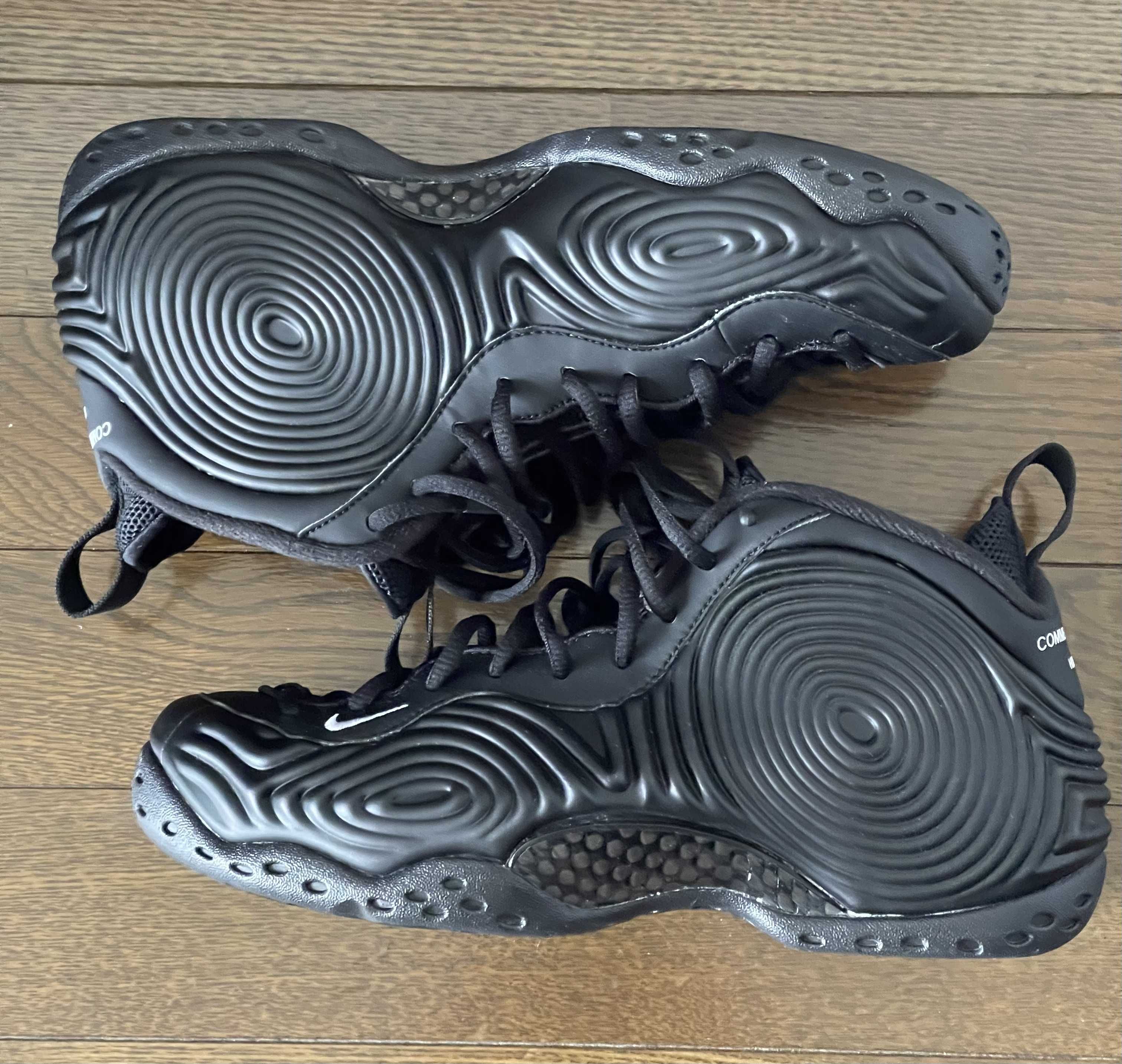 COMME des GARCONS × Nike Air Foamposite One "Black"