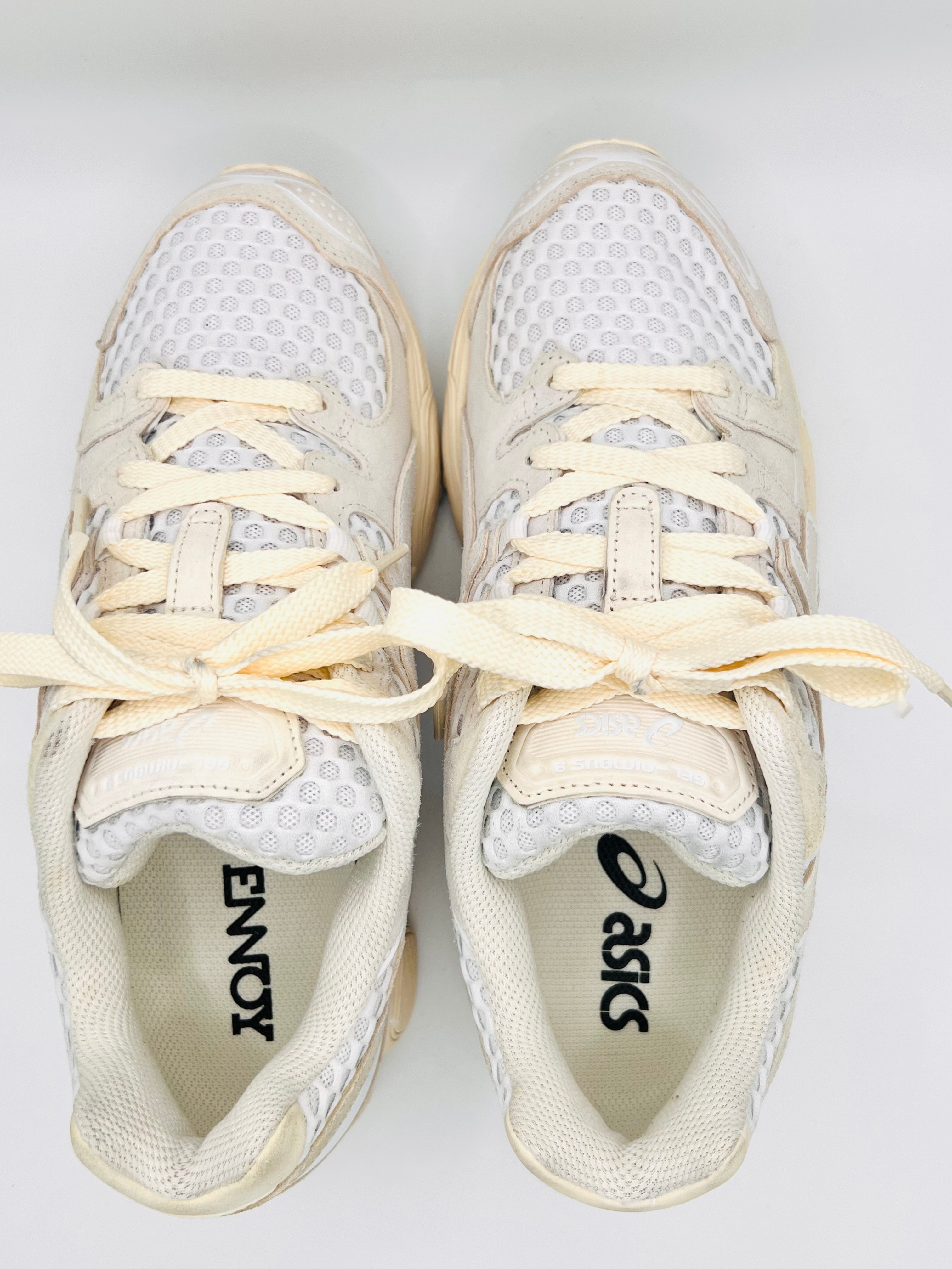 エンノイ × アシックス ゲルニンバス9 "ホワイト/クリーム" (1201B034-100)
