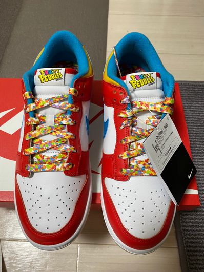 FRUiTY PEBBLESTM × Nike Dunk Low QS "Habanero Red/Dark Sulfur/Laser Blue"