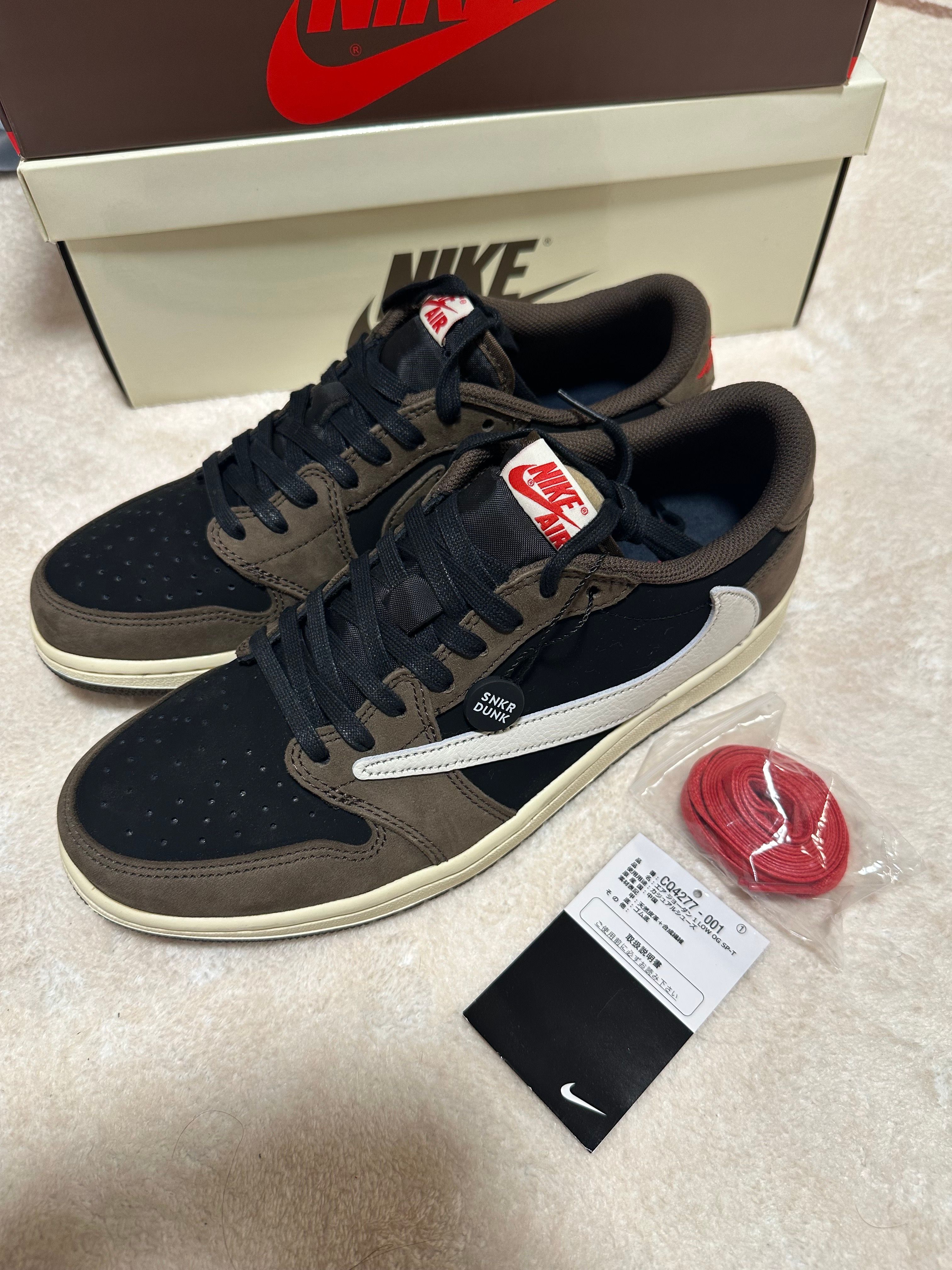 Travis Scott × Nike Air Jordan 1 Low OG SP-T  "Black/Dark Mocha"
