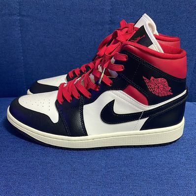 Nike Women's Air Jordan 1 Mid "Black/Gym Red"