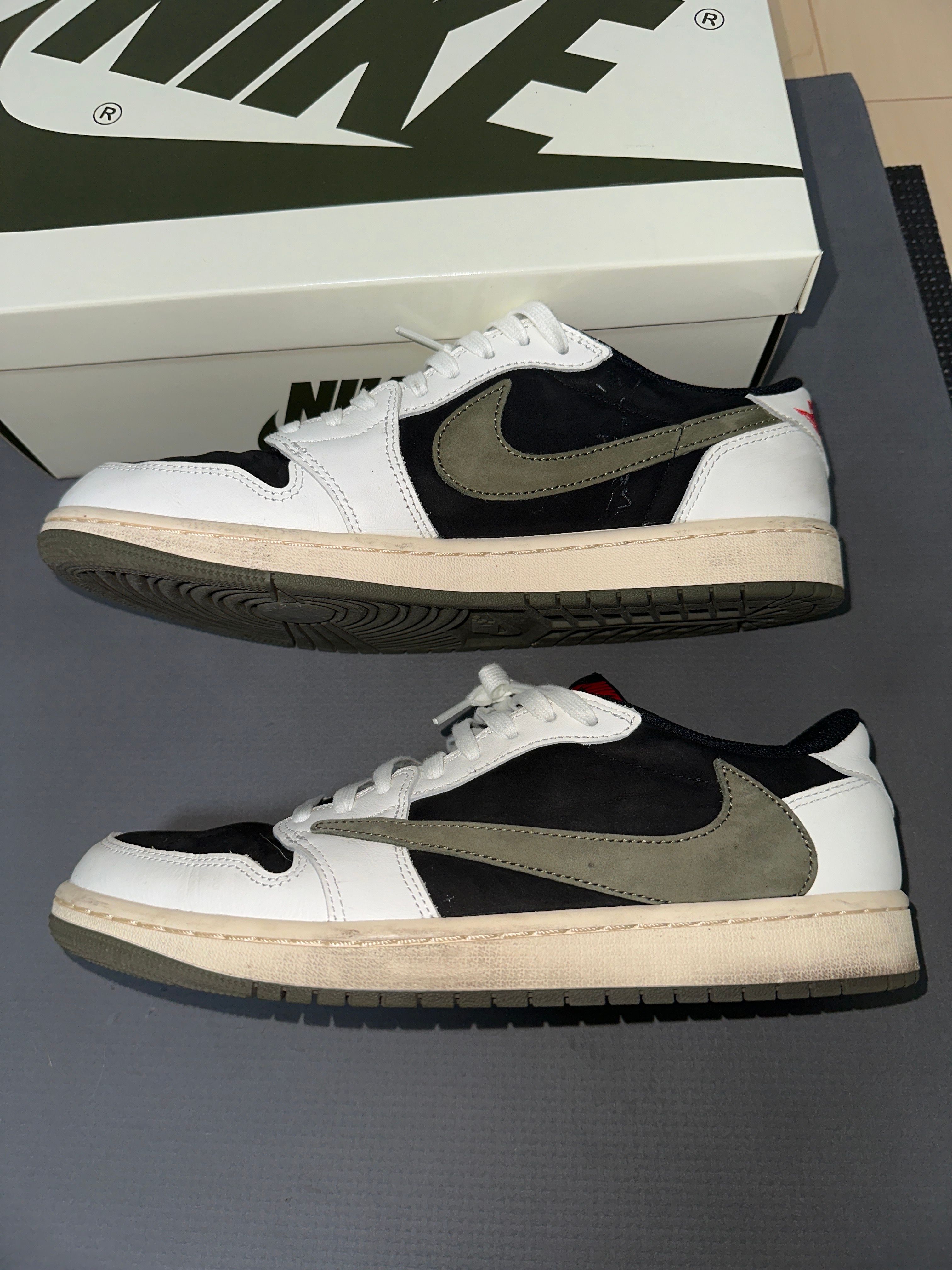 Travis Scott × Nike Women's Air Jordan 1 Low OG "Medium Olive"
