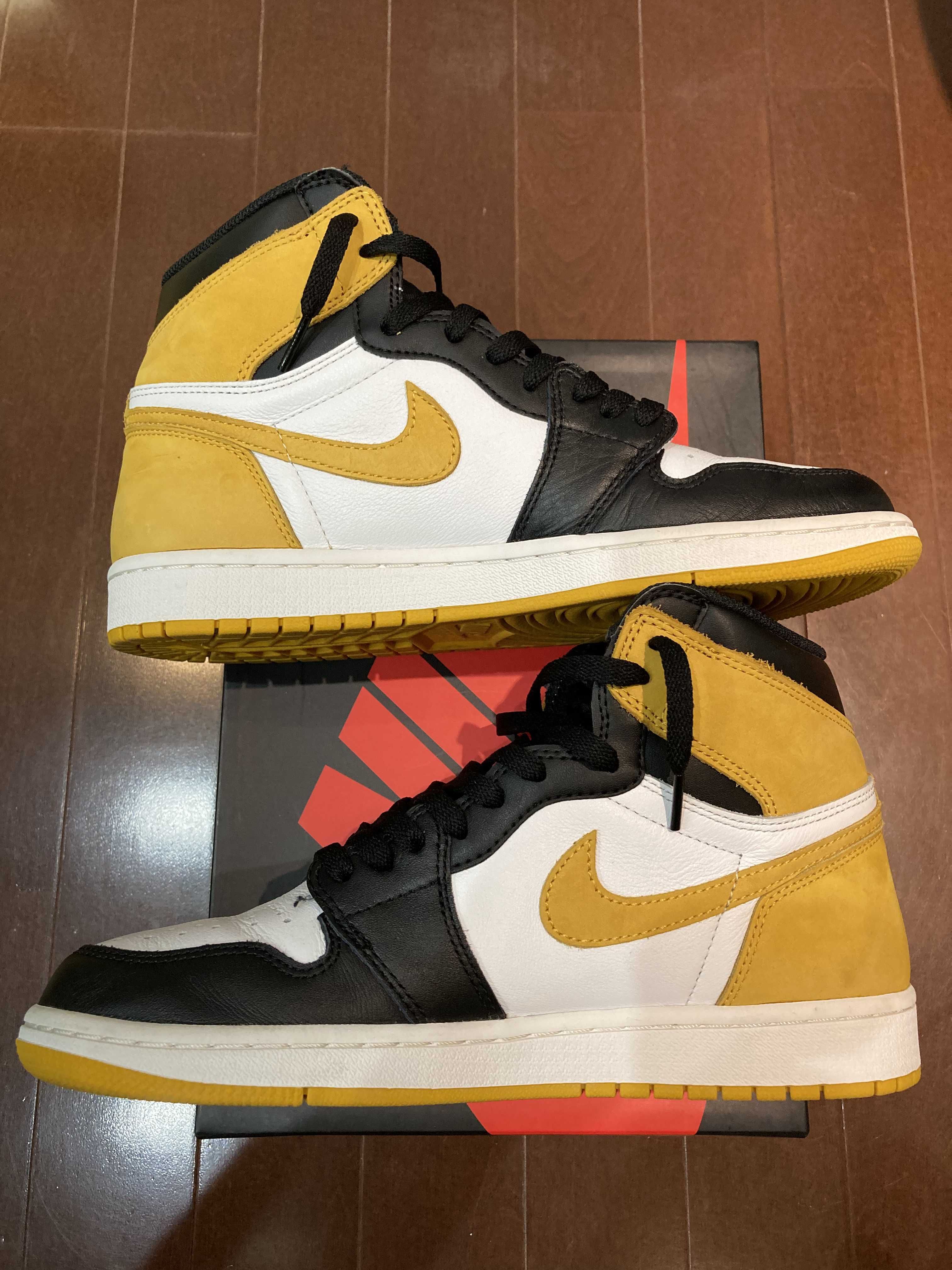 Nike Air Jordan 1 Retro High OG "Black Toe/Yellow Ochre"