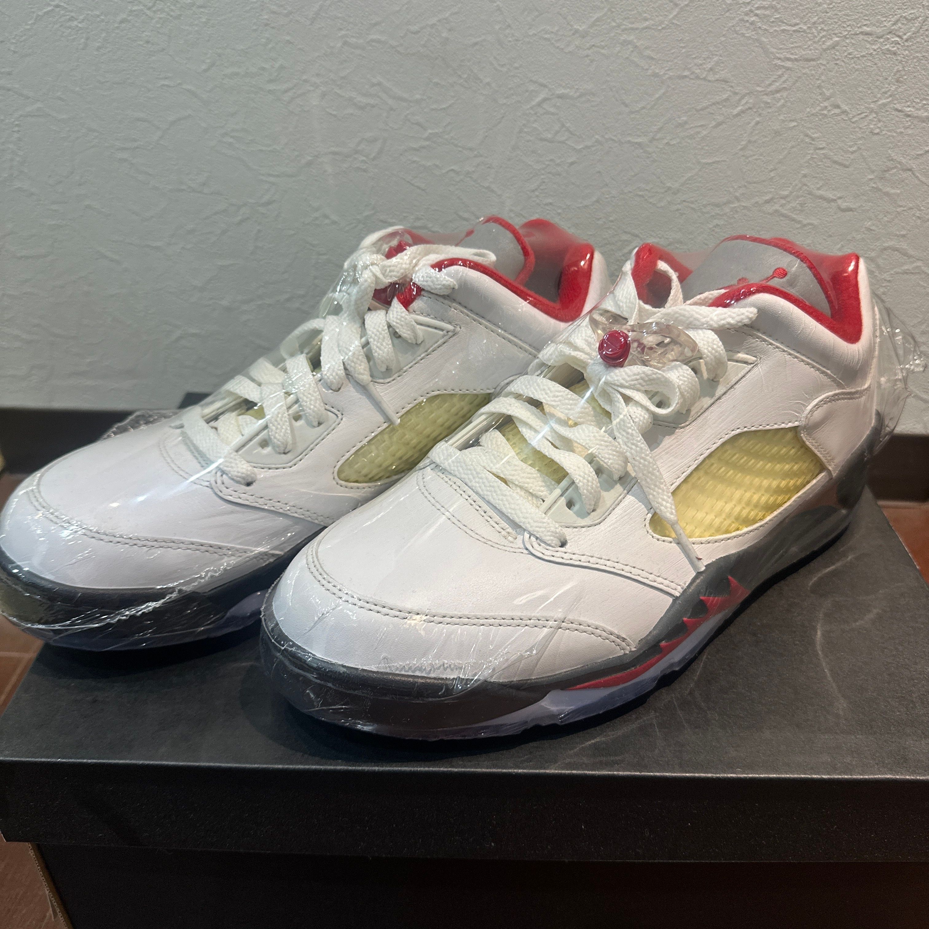 Nike Air Jordan 5 Retro Low Golf "Fire Red/Silver Tongue"