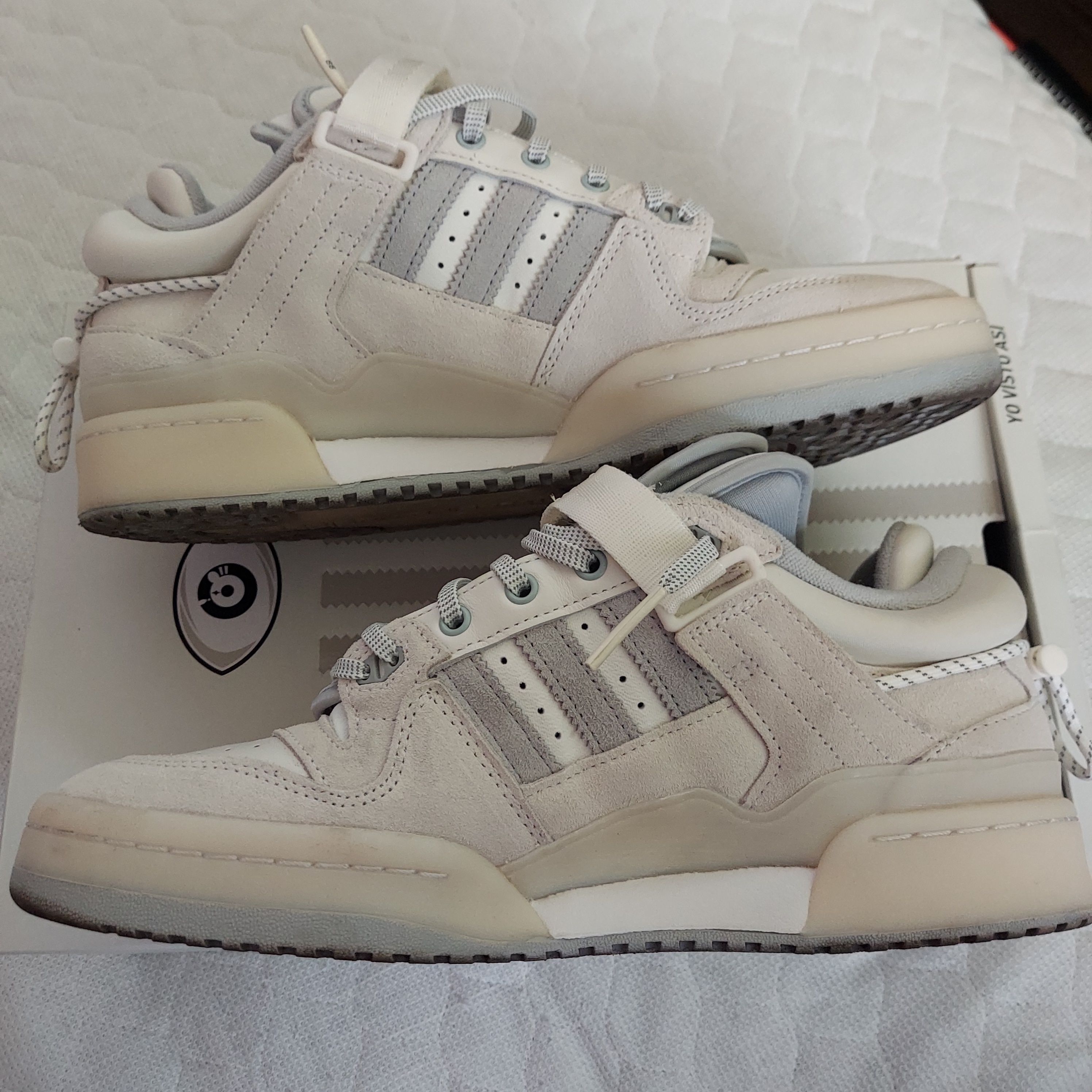 Bad Bunny × adidas Forum Low "White Bunny"