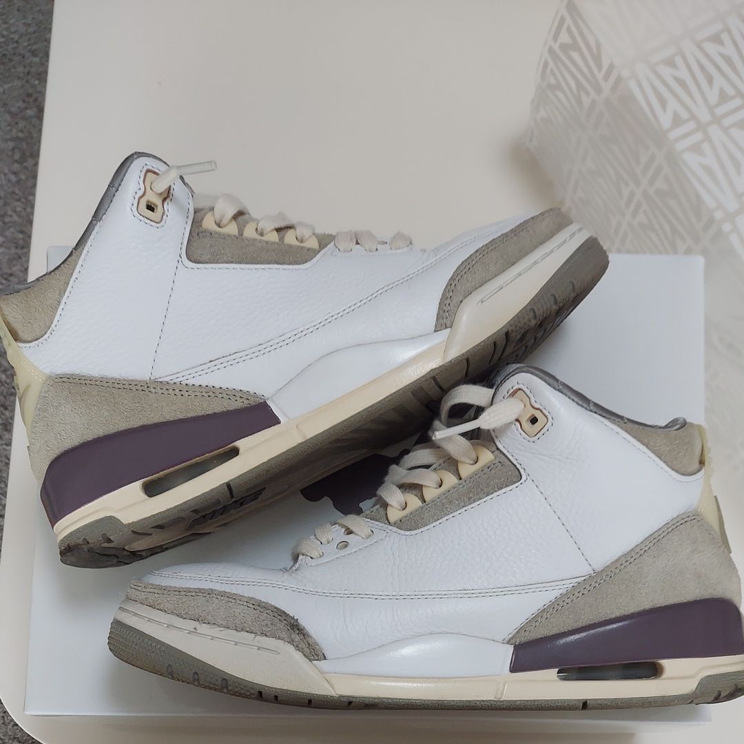 A Ma Maniere × Nike Women's Air Jordan 3 Retro SP "White/Medium Grey Violet Ore"