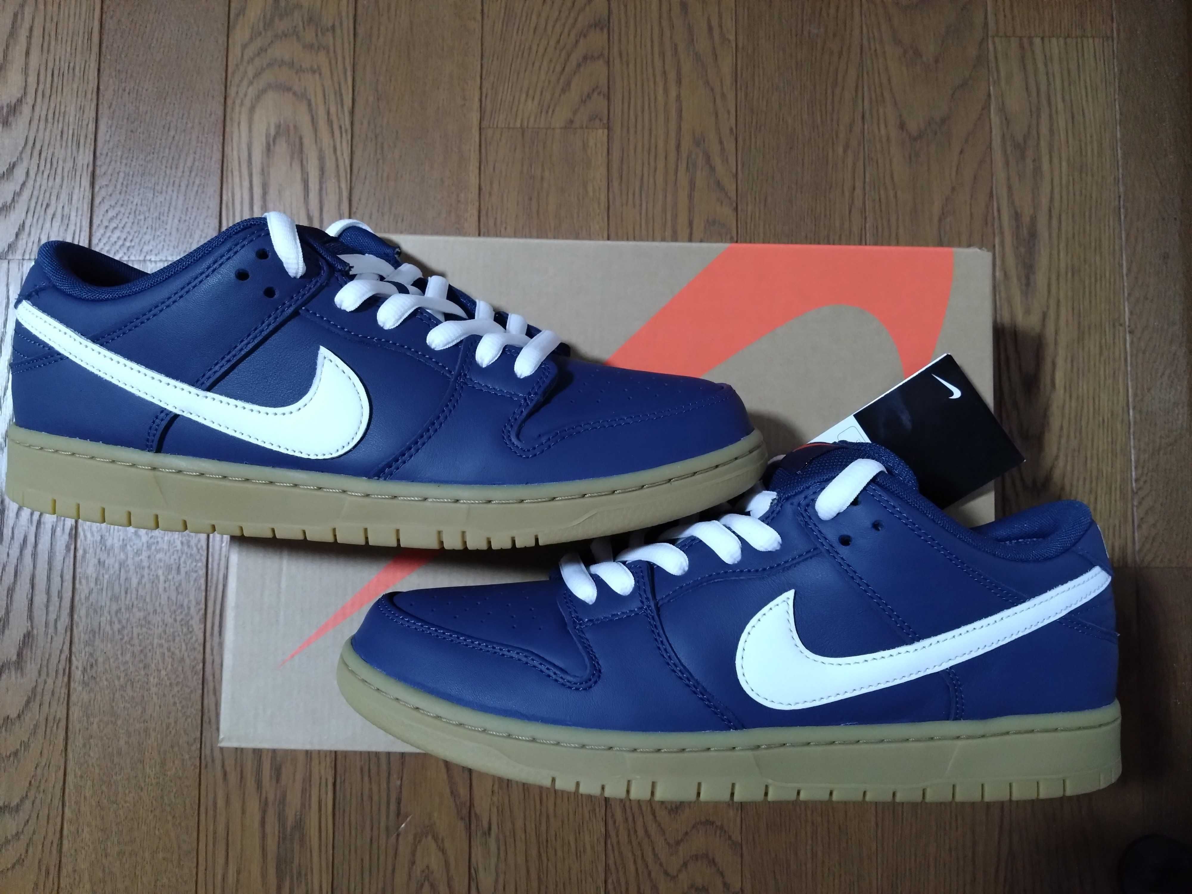 Nike SB Dunk Low Pro ISO Orange Label "Navy Gum"