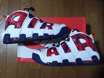 Nike Air More Uptempo "Red Navy Camo"