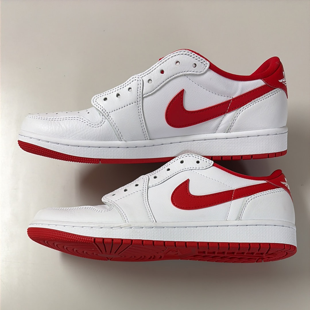 Nike Air Jordan 1 Retro Low OG "White and University Red"
