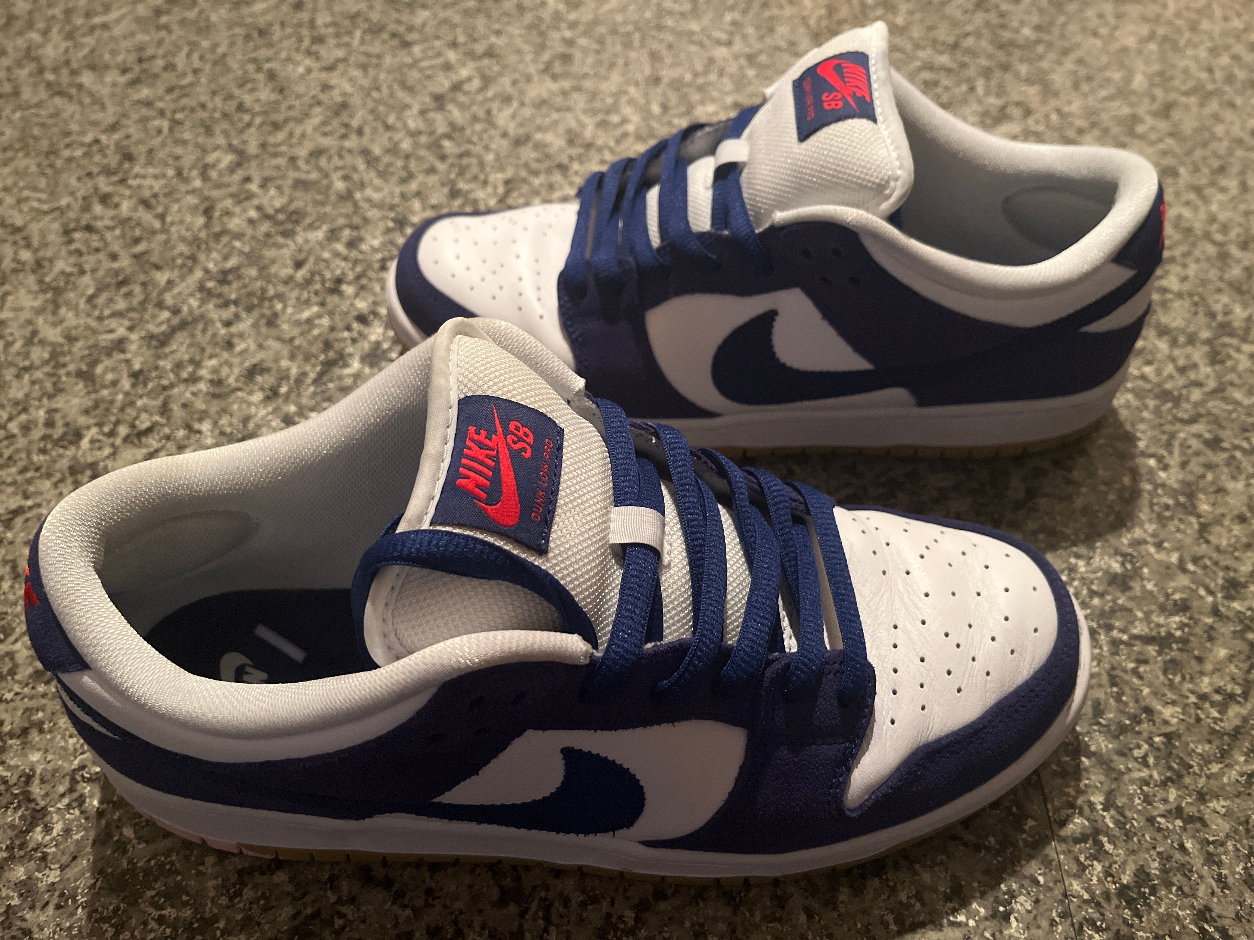Nike SB Dunk Low "Los Angeles Dodgers/Deep Royal Blue"