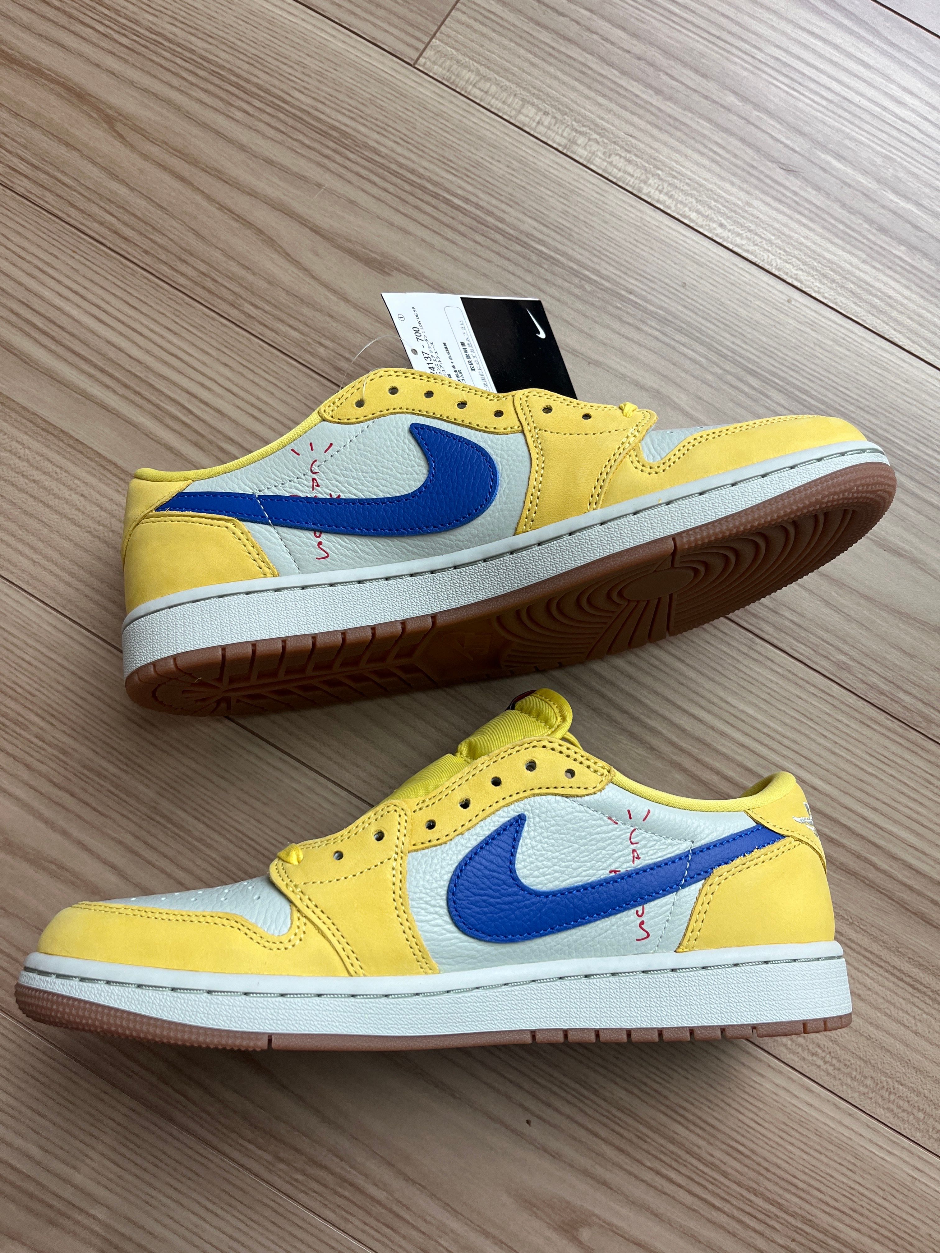 Travis Scott × Nike Women's Air Jordan 1 Retro Low OG "Canary"