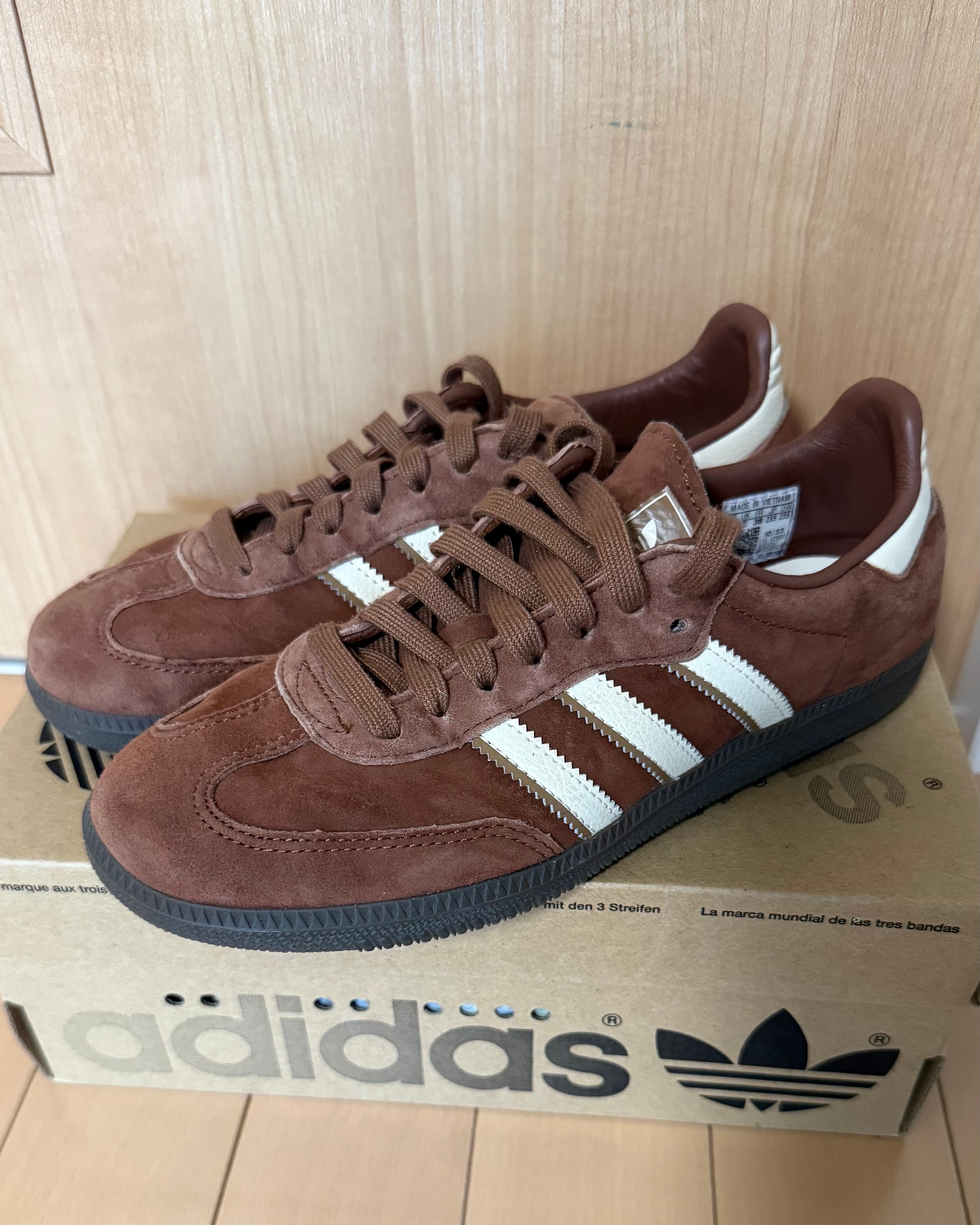 adidas Samba OG "Preloved Brown/Wonder White/Earth Strata"